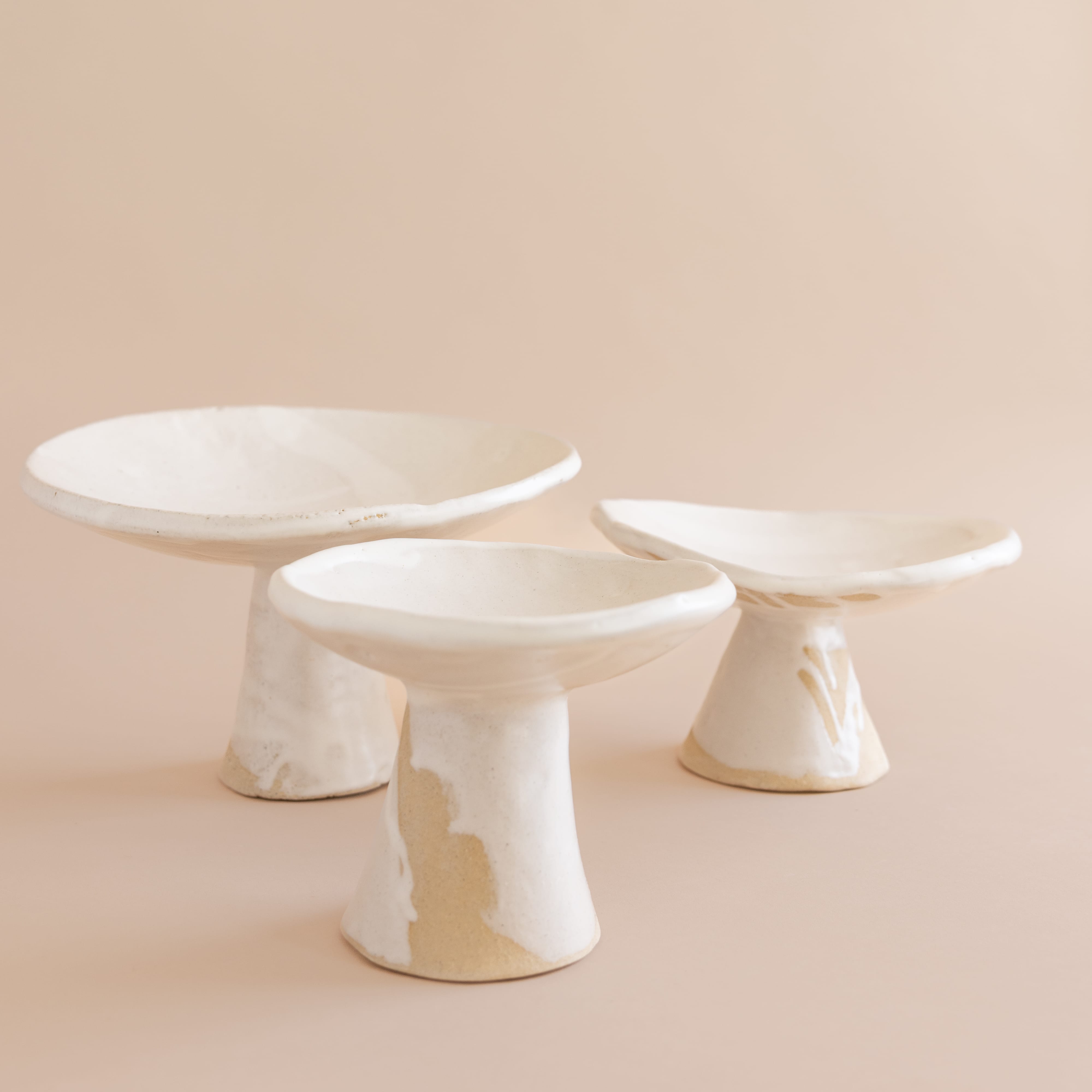Mondays Trays + Catchalls Ceramic Pedestal Bowl