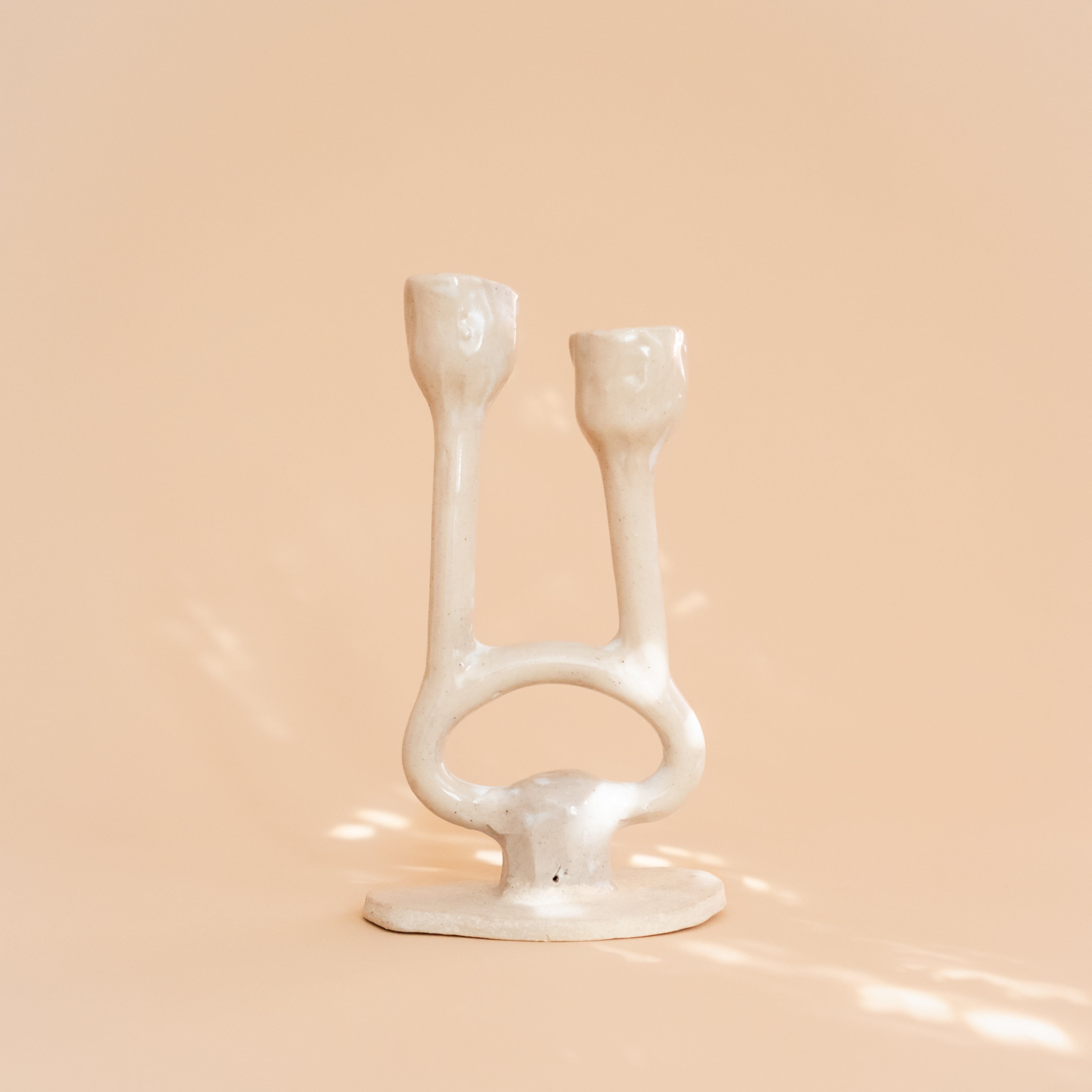 Nina Luna Studio Candle Holders Ceramic Candelabra