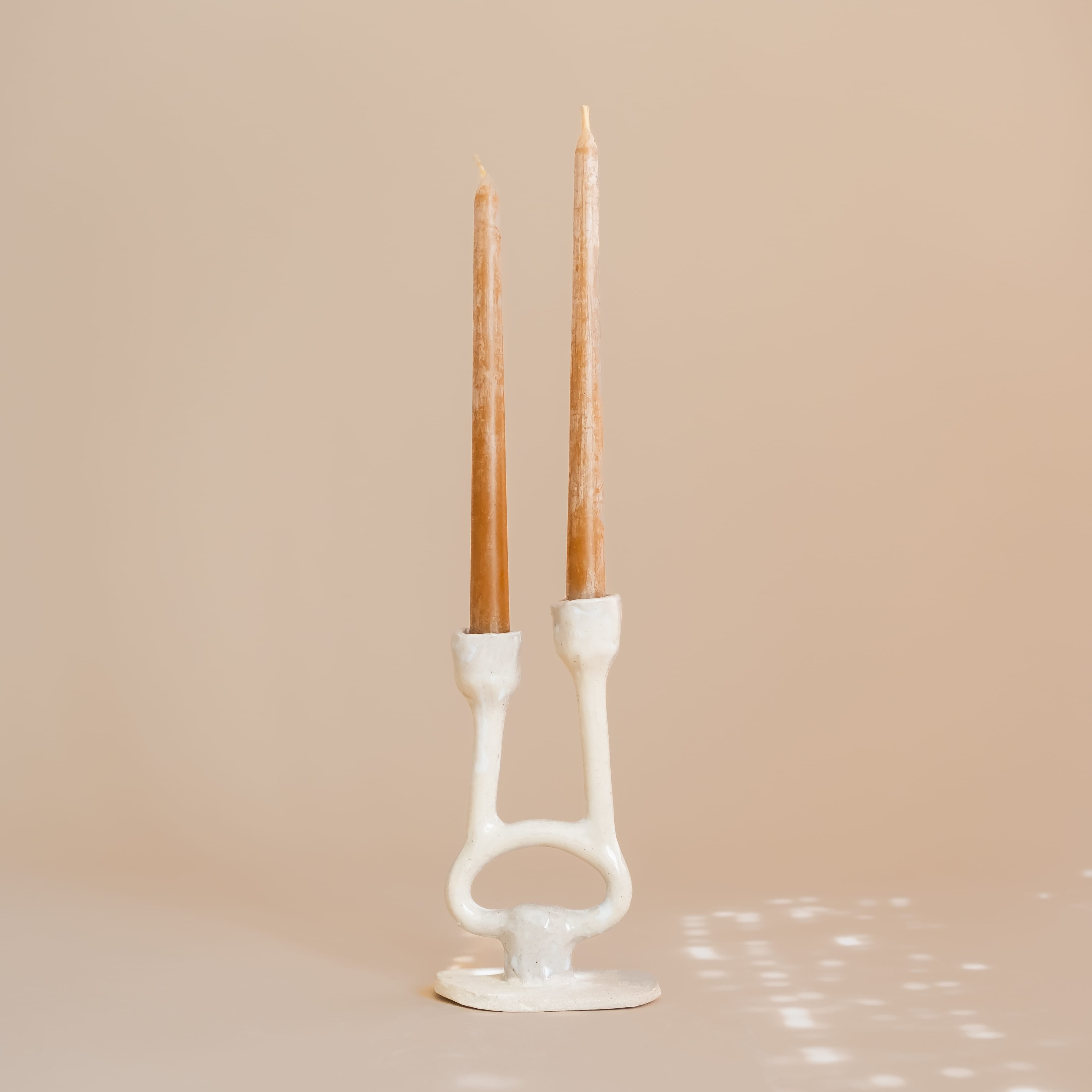 Nina Luna Studio Candle Holders Ceramic Candelabra
