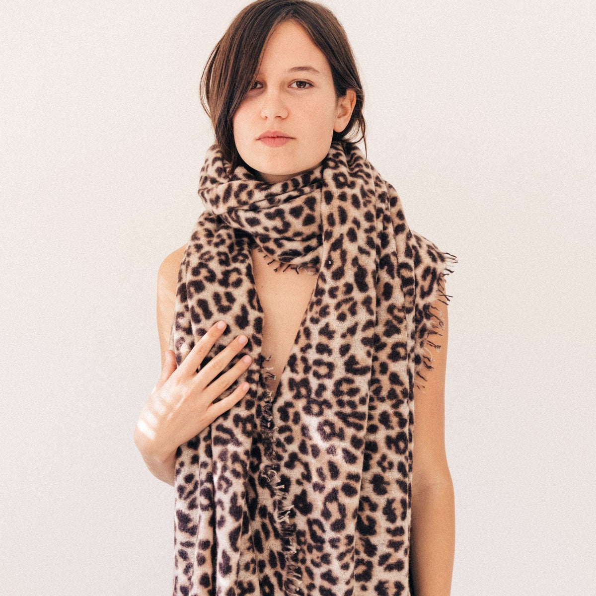 Organic John Patrick Scarves Cashmere Felted Scarf by Organic by John Patrick