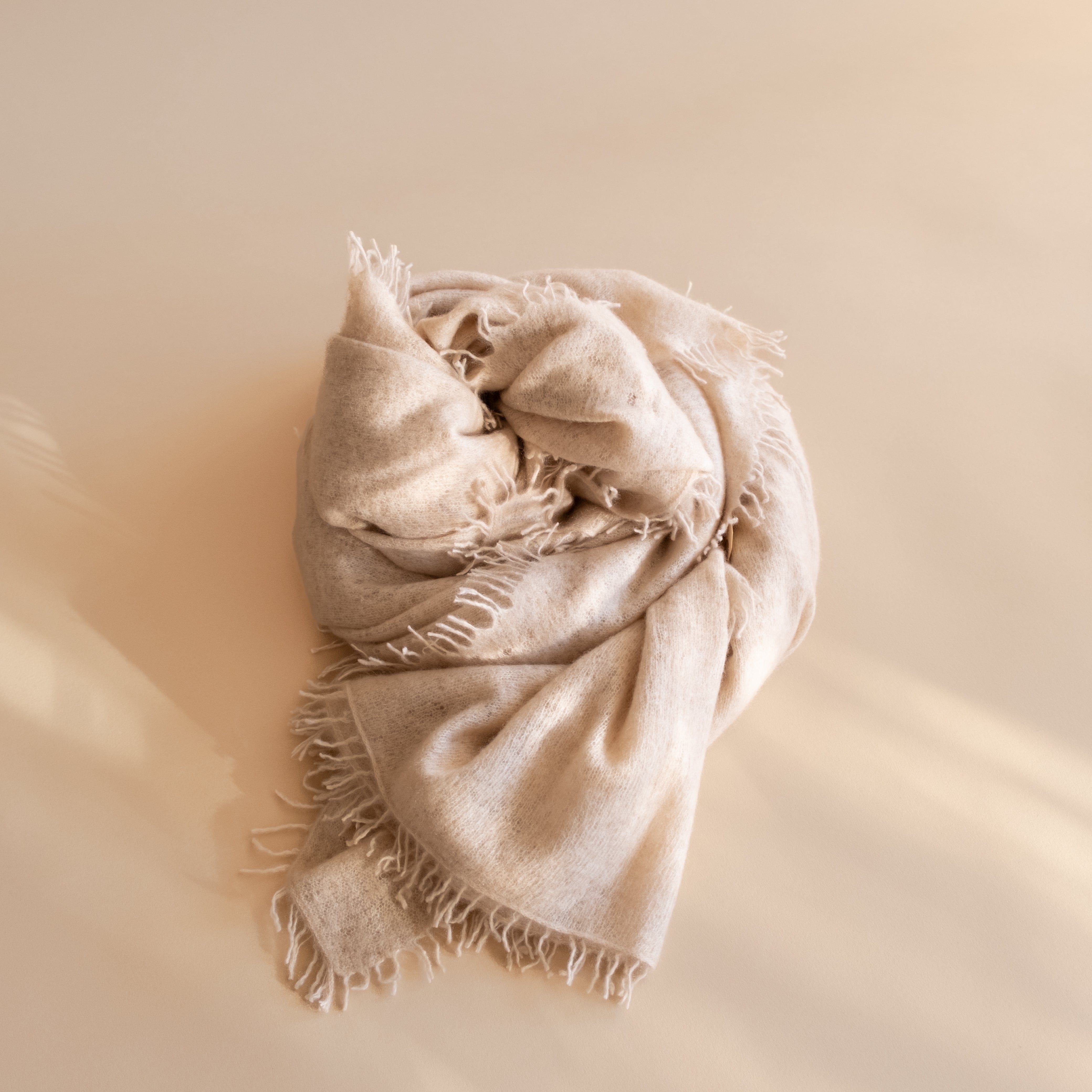Organic John Patrick Scarves Pearl Cashmere Felted Scarf by Organic John Patrick