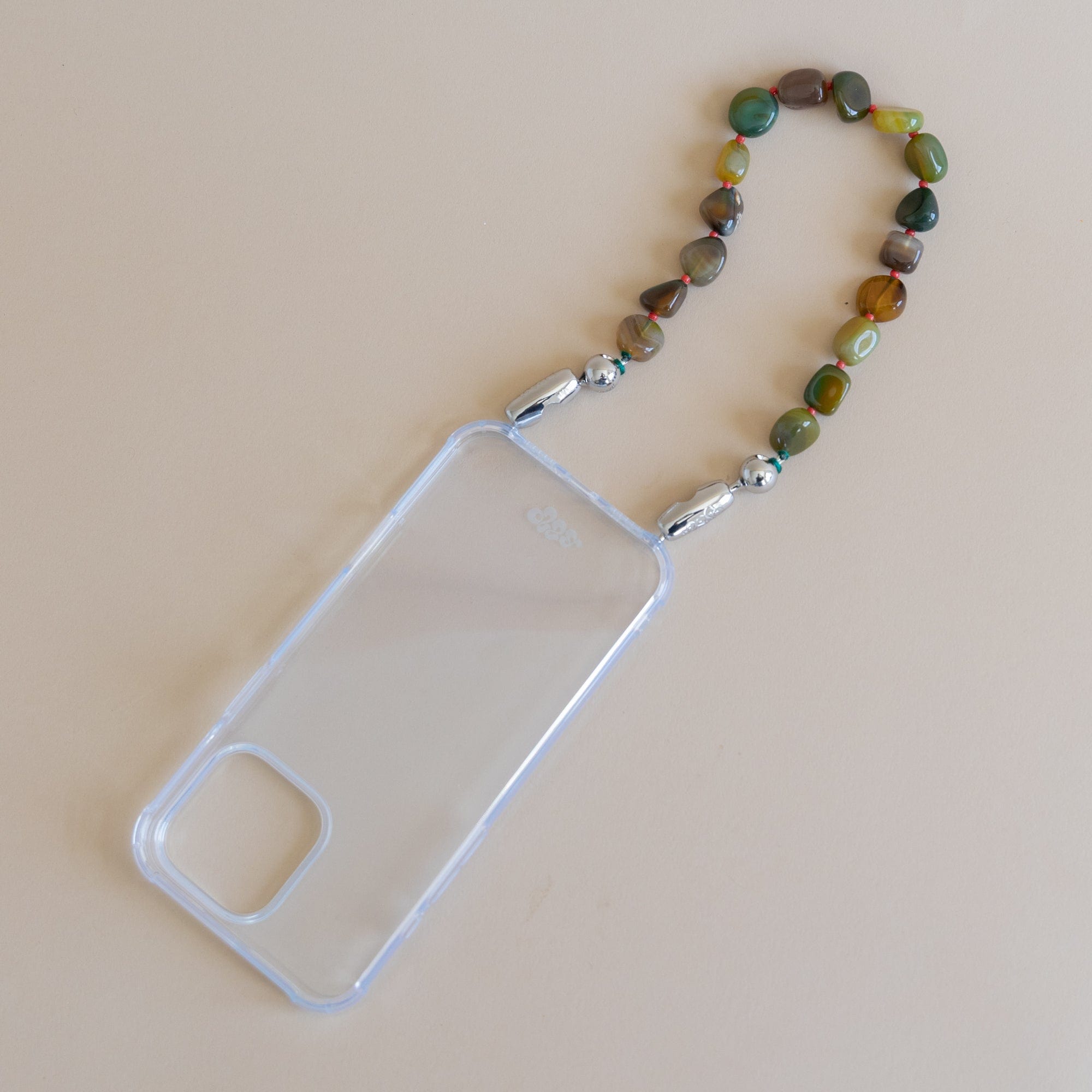 Ossa New York Tech Accessories Wristlet Phone Cord in Large Cut Gemstone