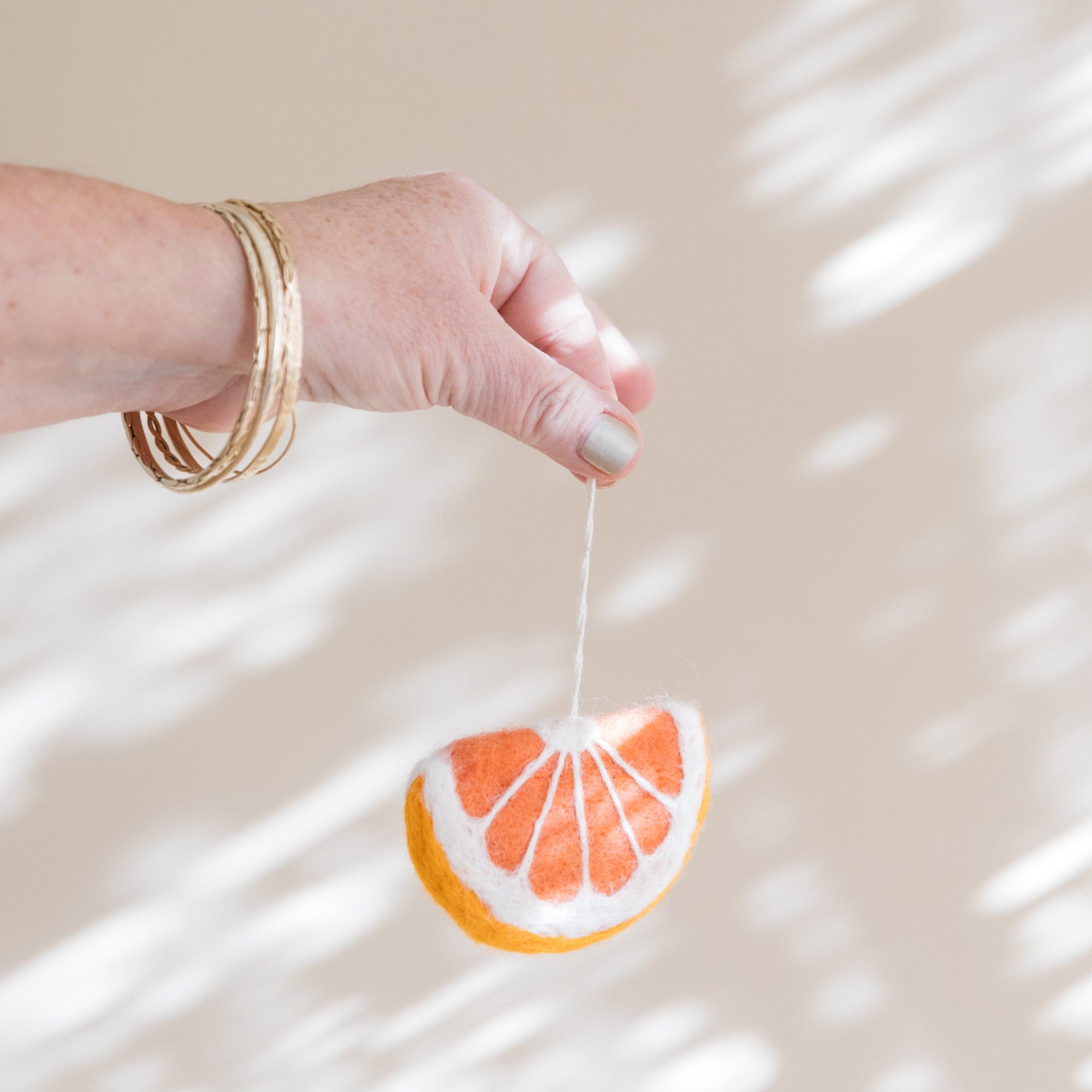 PetitFelts Seasonal Citrus Slice Ornament