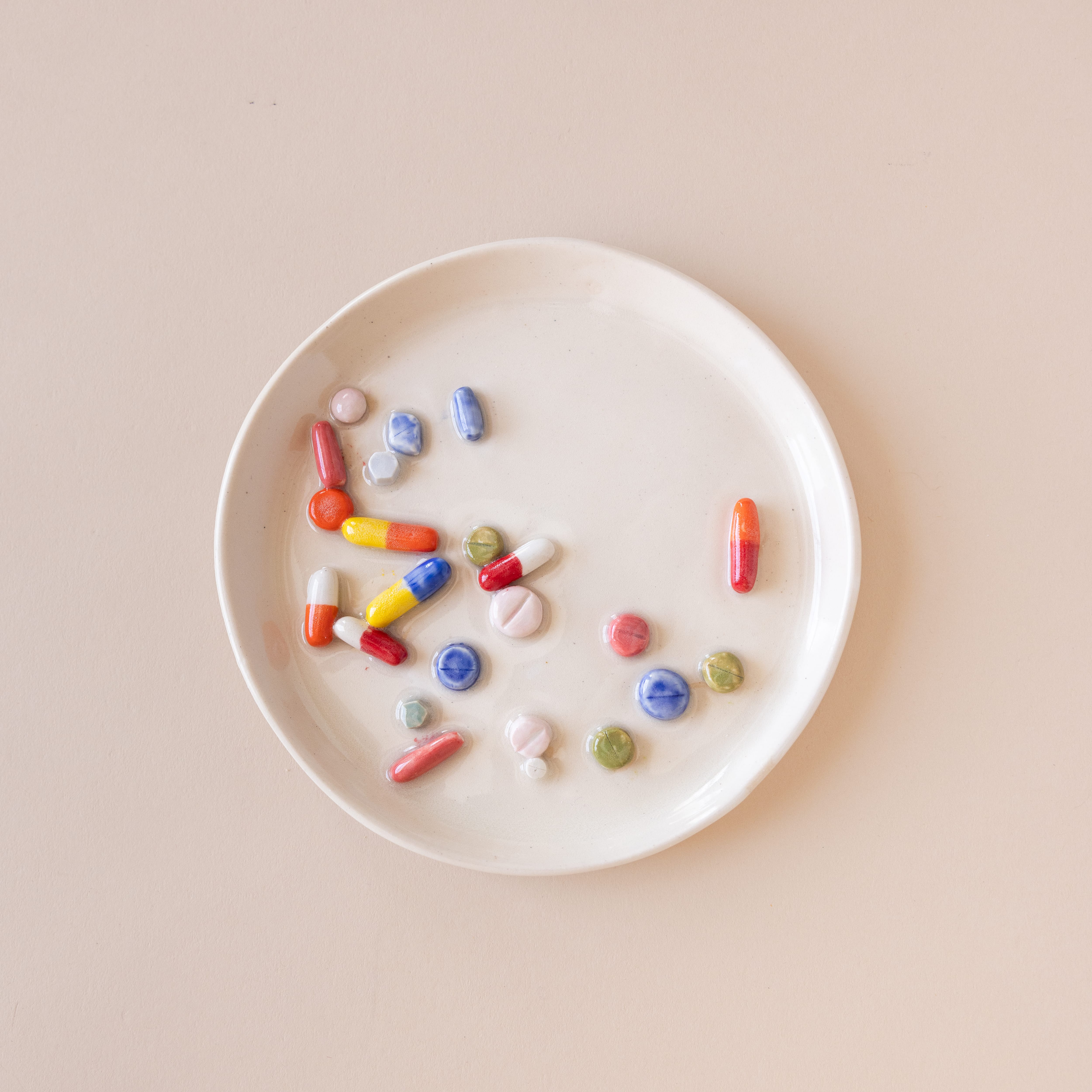 Pot Lady Objects Ceramic Pill Plate