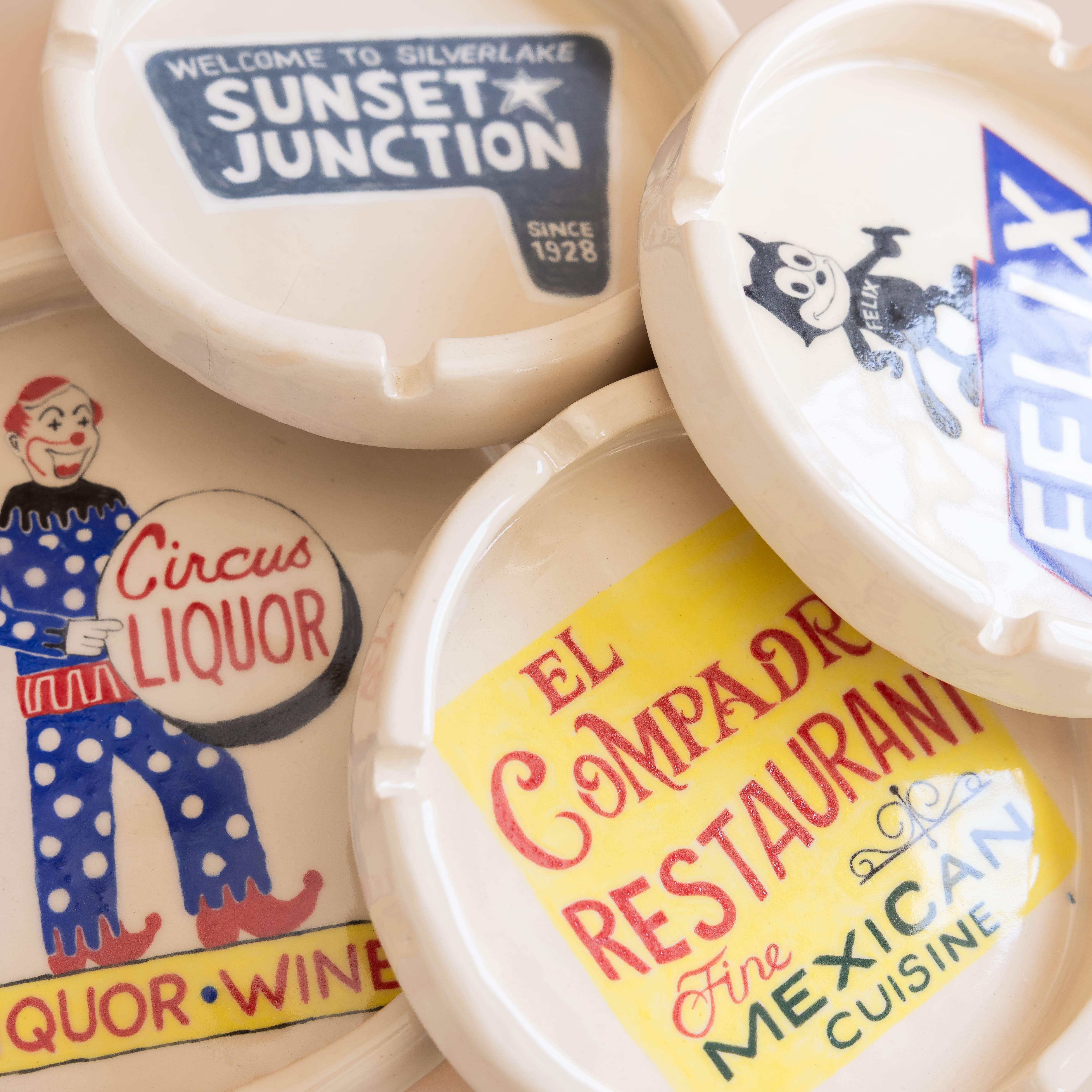 Pot Lady Trays + Catchalls Los Angeles Landmark Ashtray