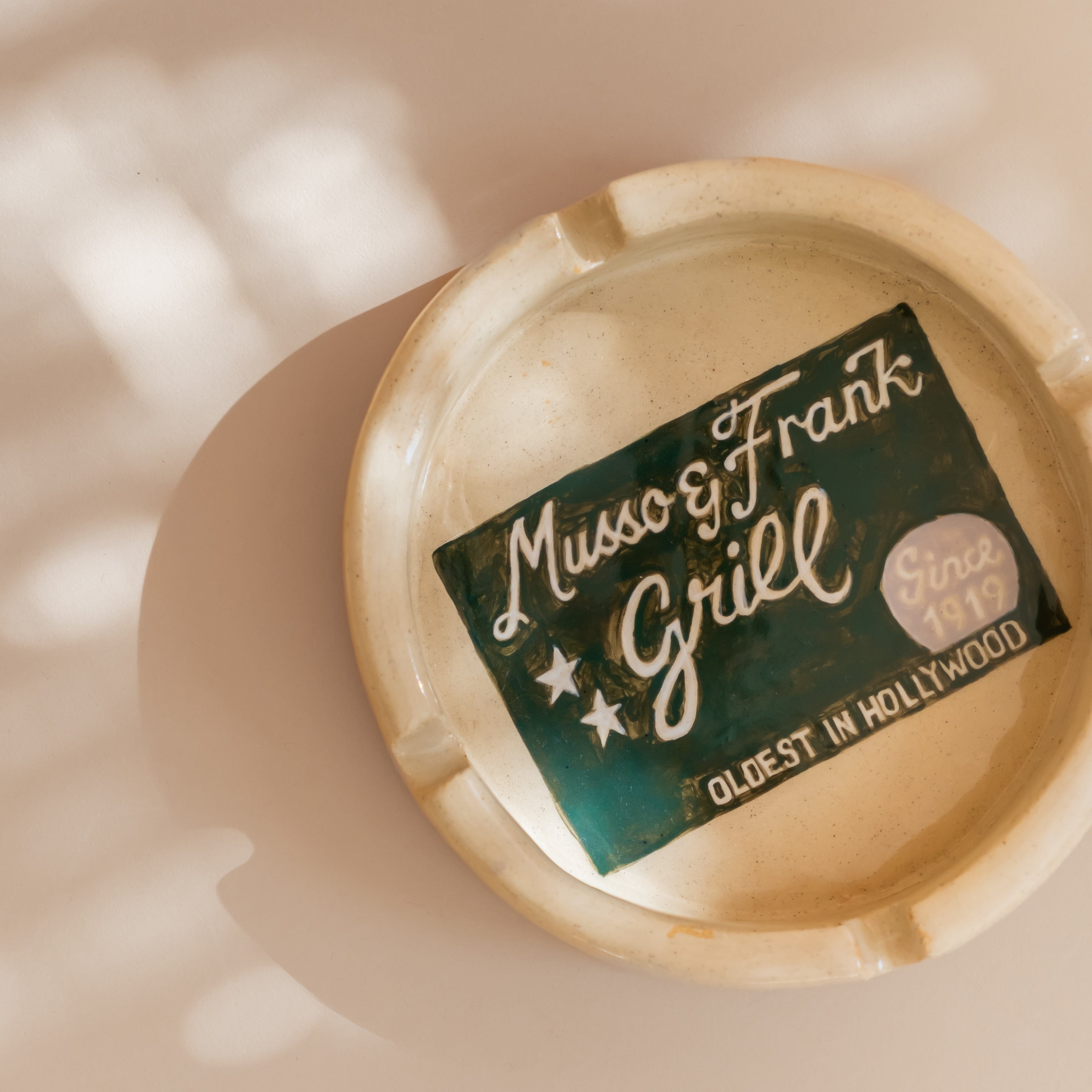 Pot Lady Trays + Catchalls Musso & Frank Grill Los Angeles Landmark Ashtray