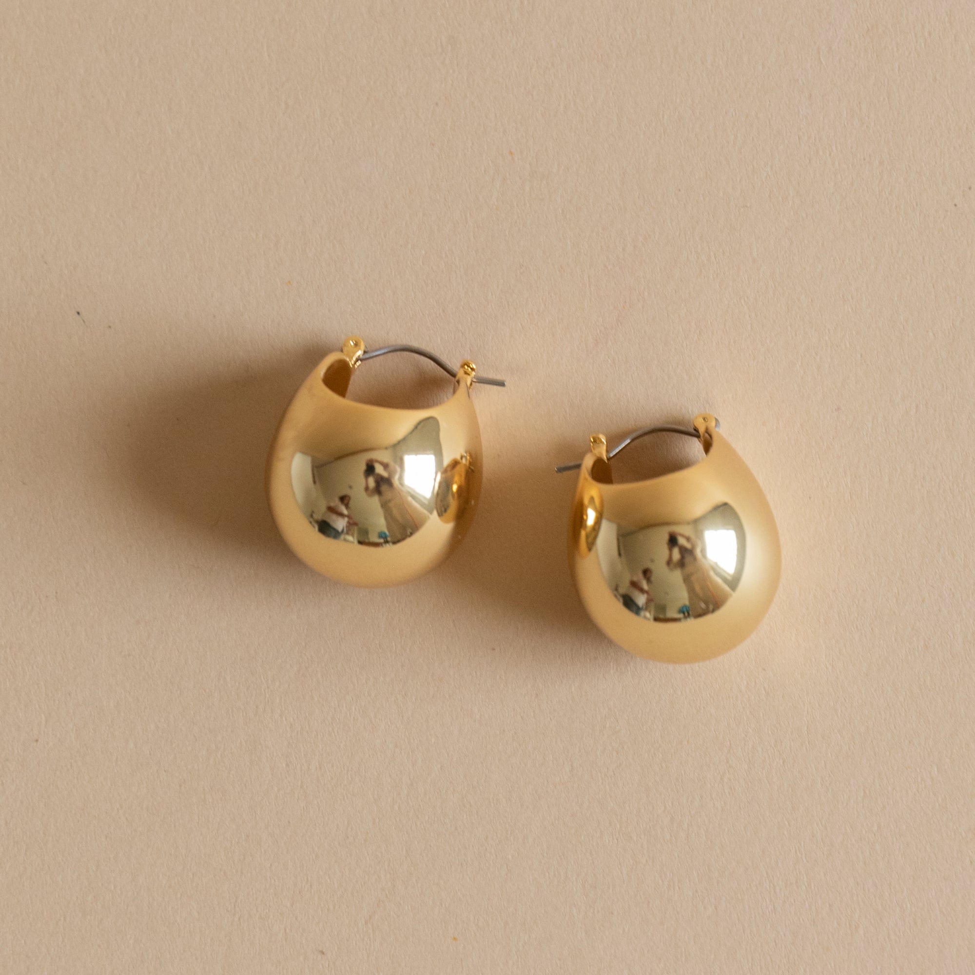 Rachel Comey Earrings Keel Hoop in Gold by Rachel Comey