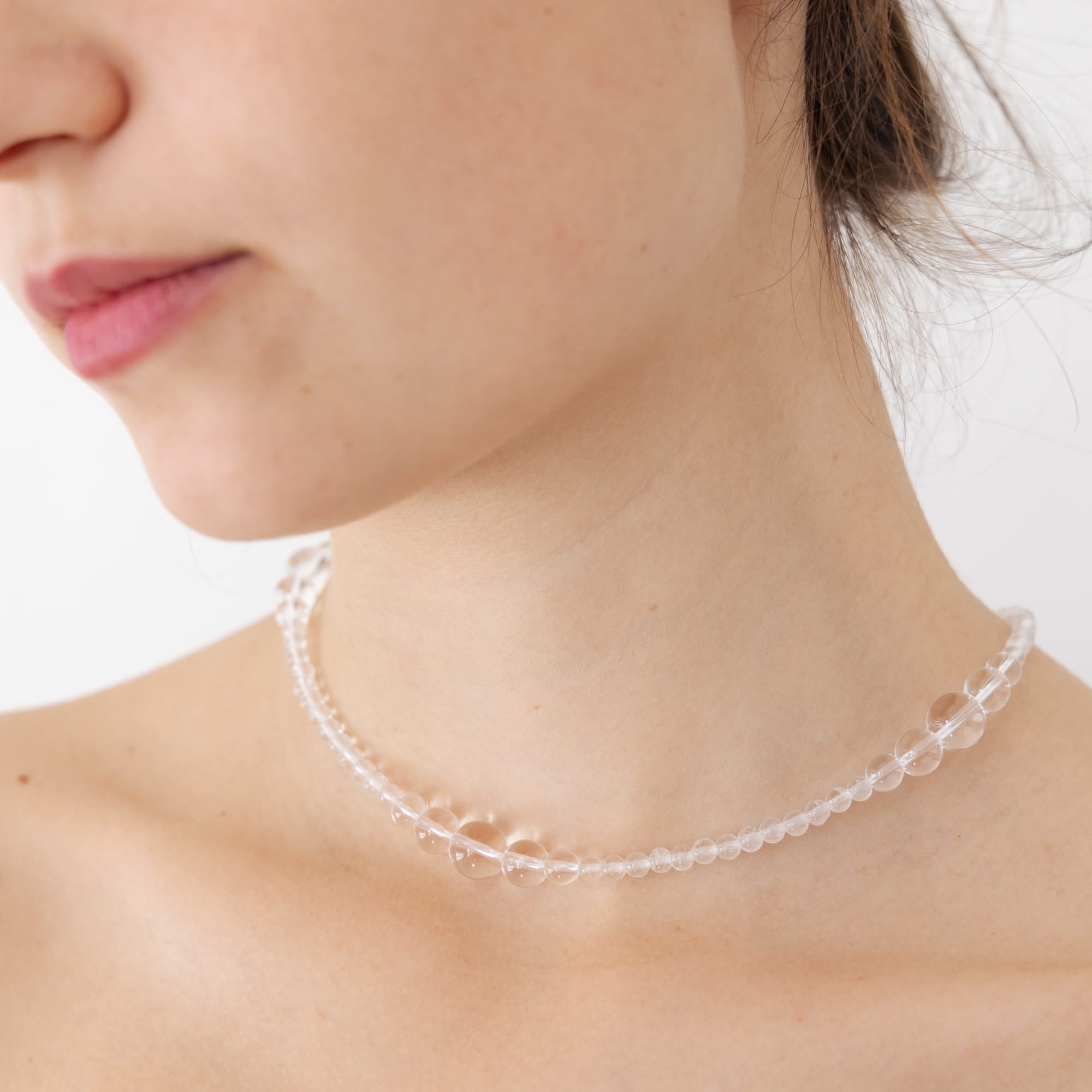 Saskia Diez Necklaces Drop Crystal Necklace