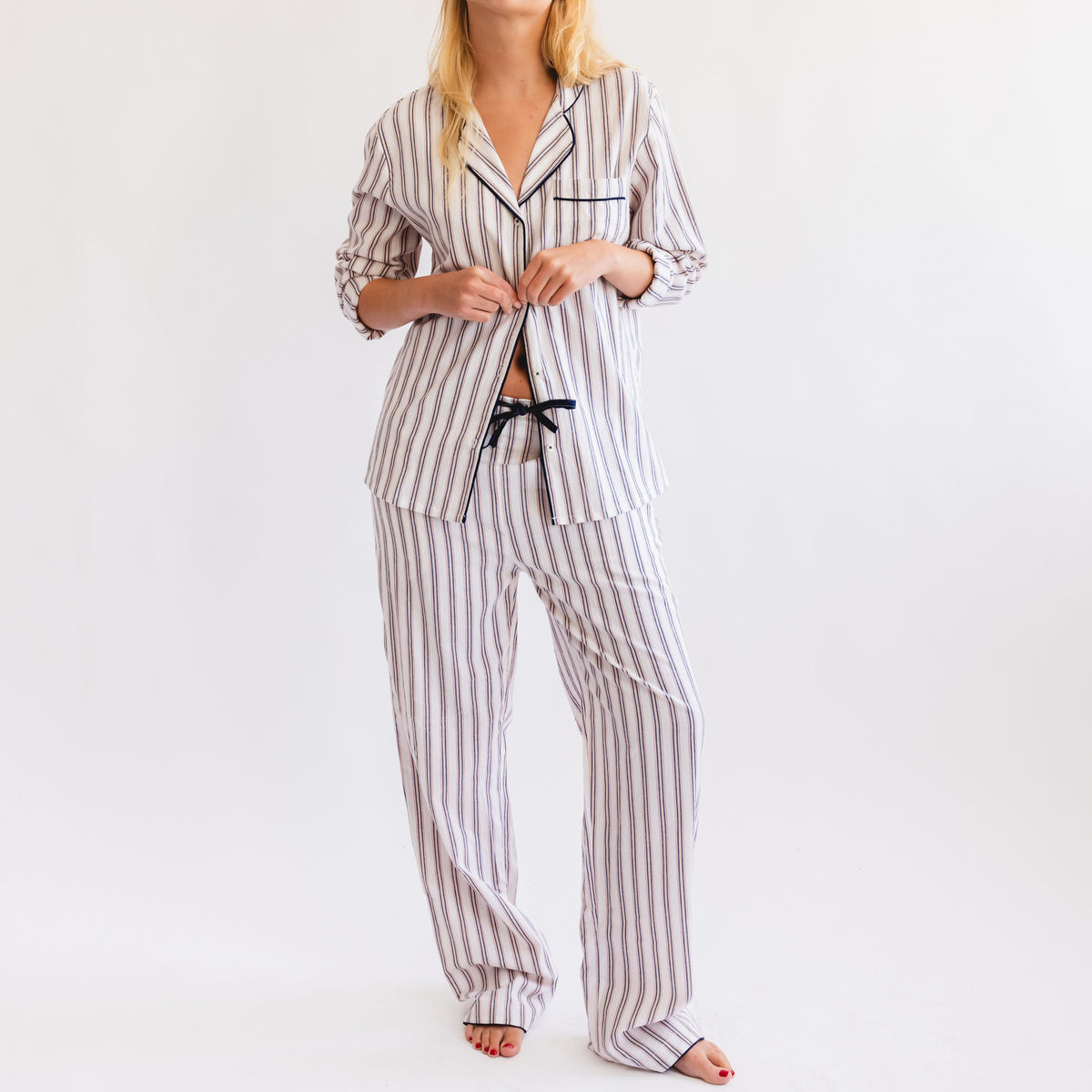 Scarlette Ateliers Sleepwear Classic Cotton Pajama Set by Scarlette Ateliers