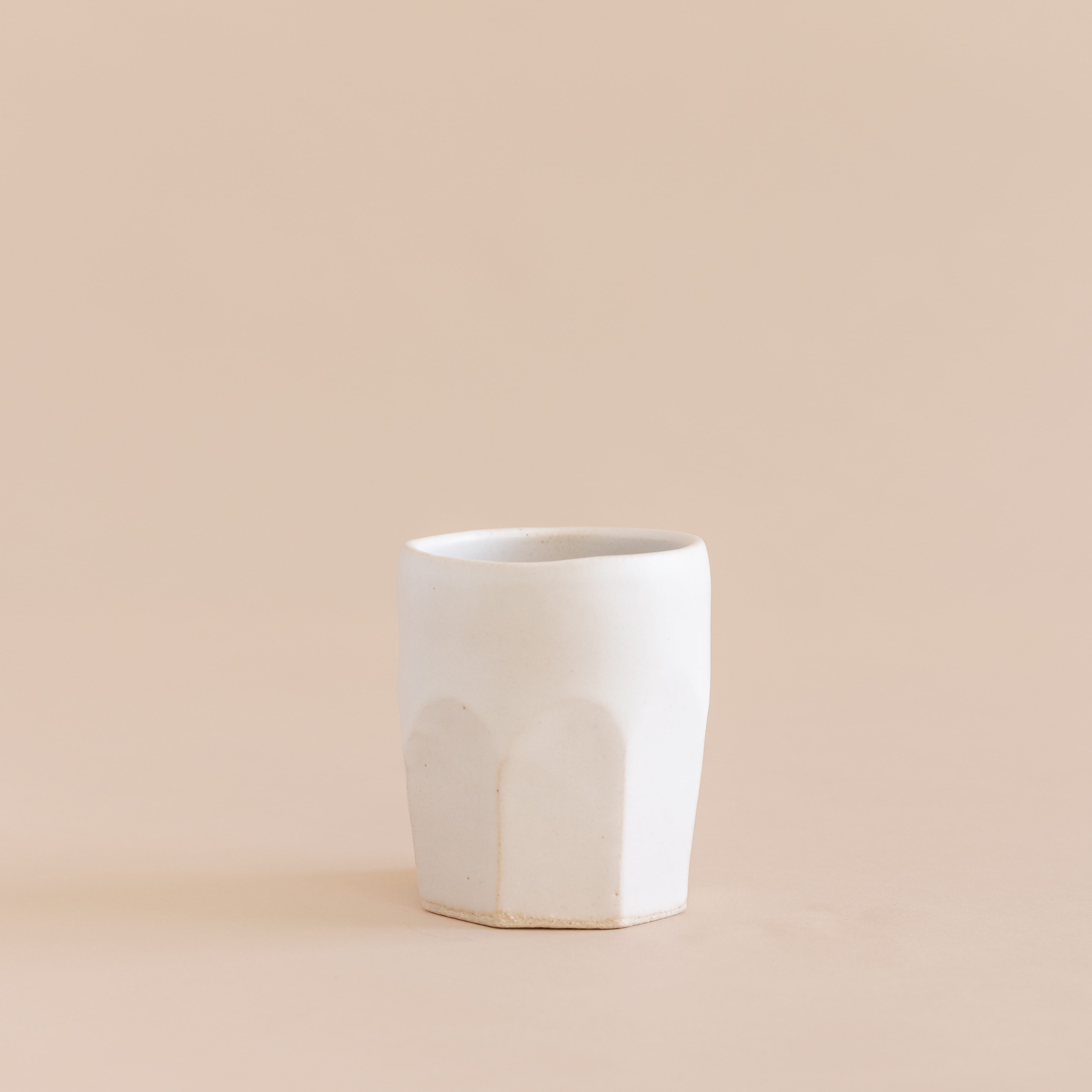 Sheldon Ceramics Drinkware Faceted Ceramic Tumbler