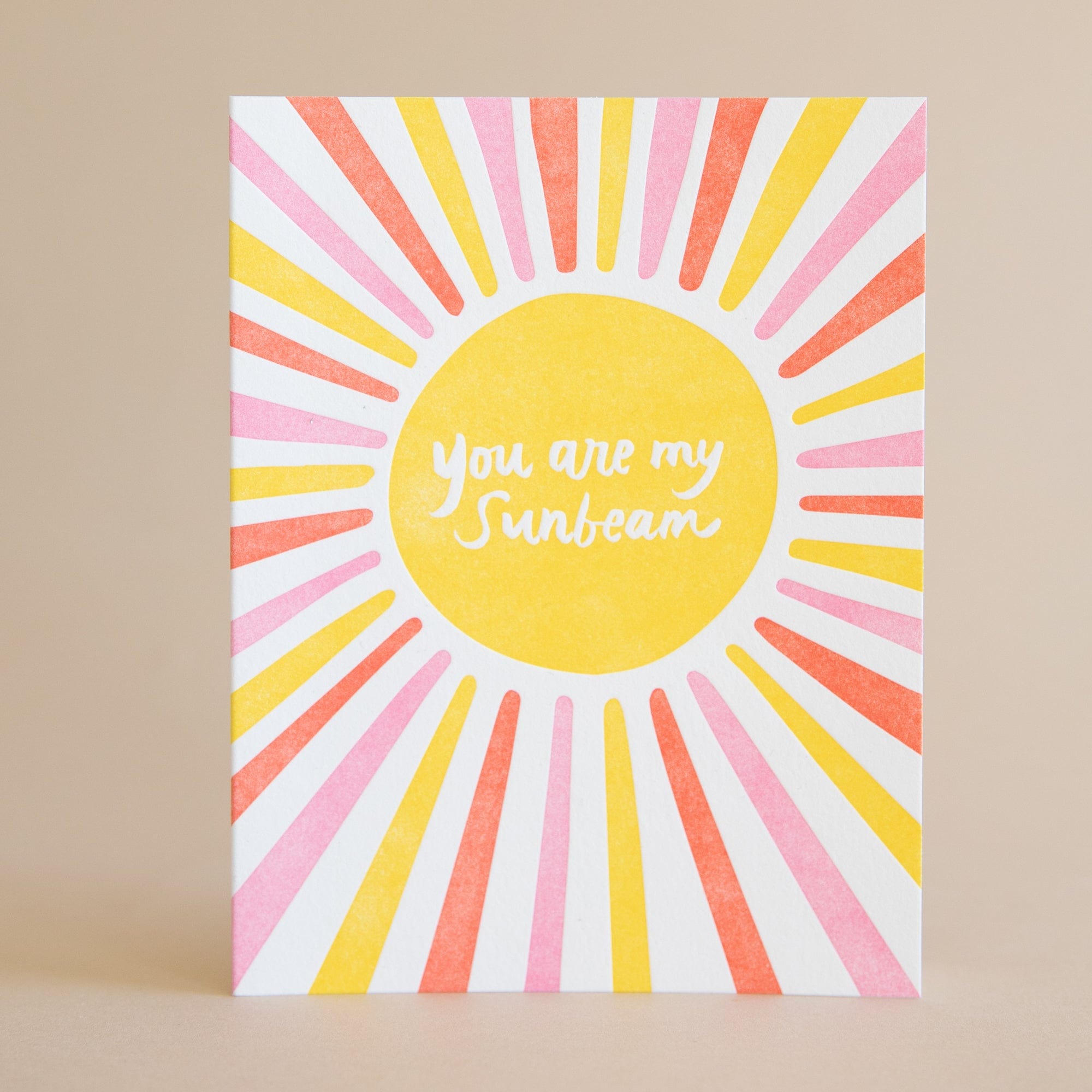 Shorthand Press Greeting Cards You Are My Sunbeam Card