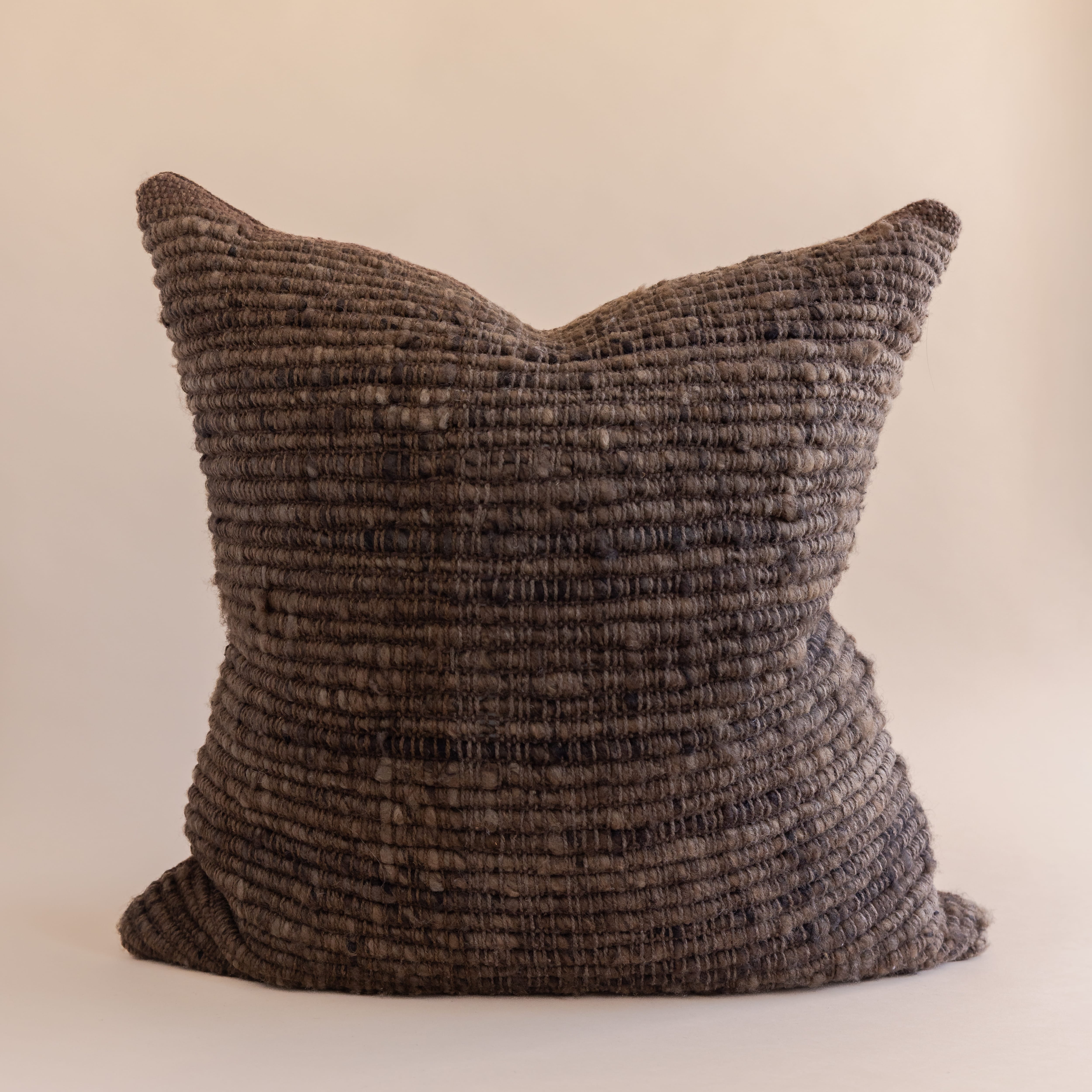 Treko Pillows Square / Brown Texturized Pillow by Treko