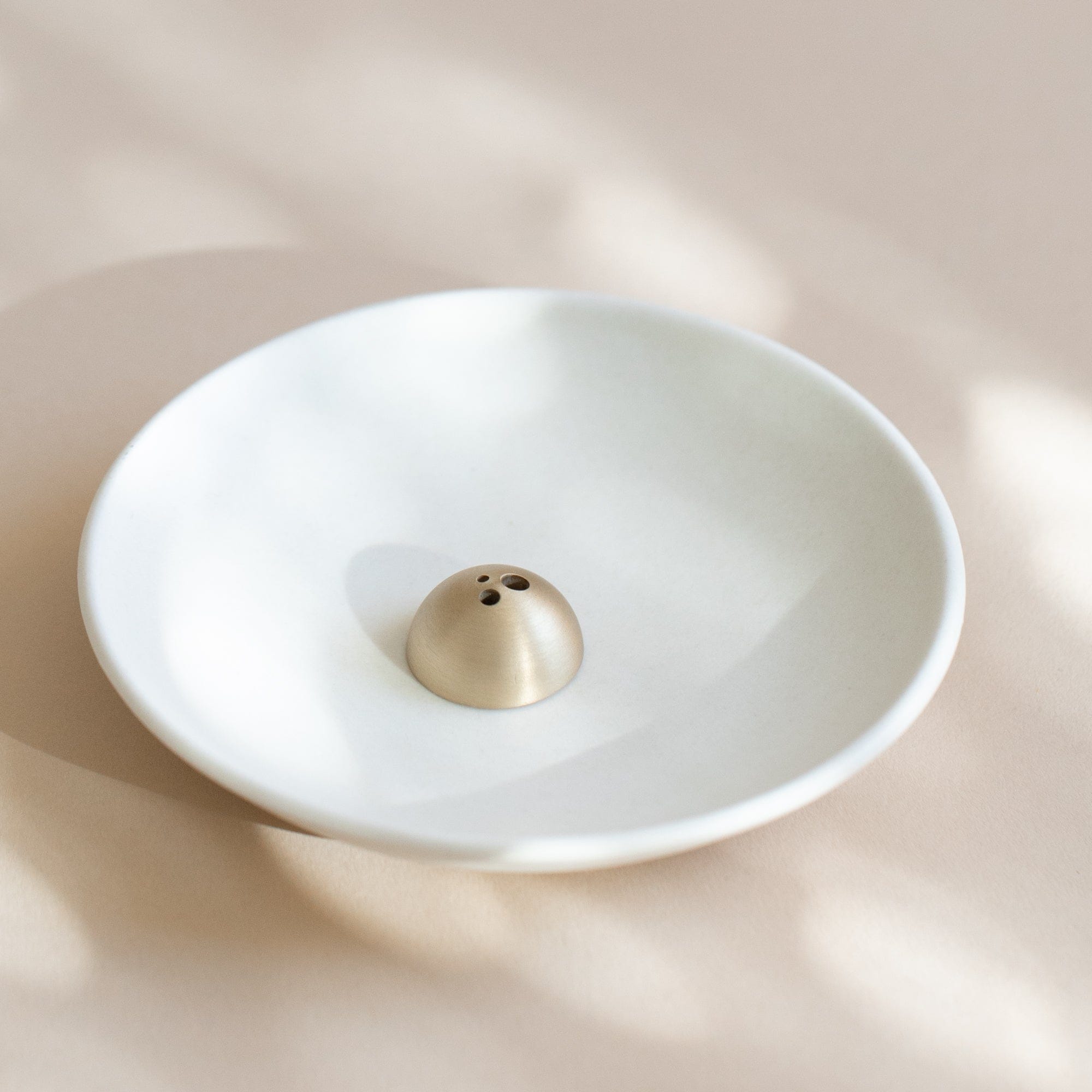 Ume Incense Incense + Burners Glazed Porcelain Stoneware Incense & Smudge Dish