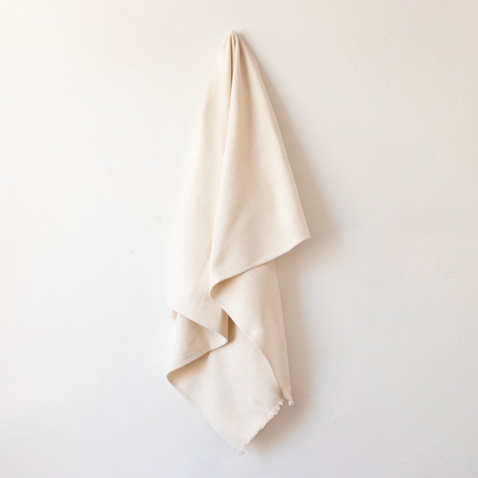 Under the Bough Blankets + Throws Off White Rustic Cotton Throw