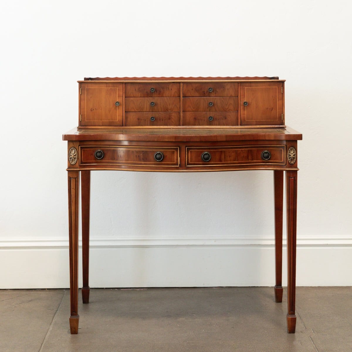 19th Century Writing Desk With Leather Top - +COOP