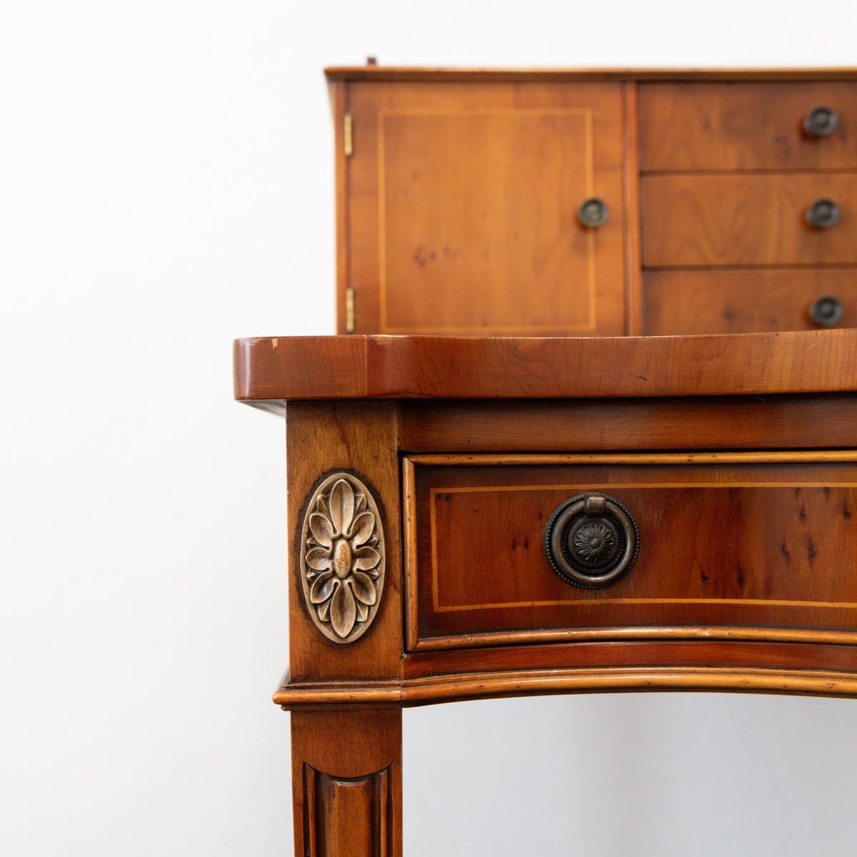 19th Century Writing Desk With Leather Top - +COOP