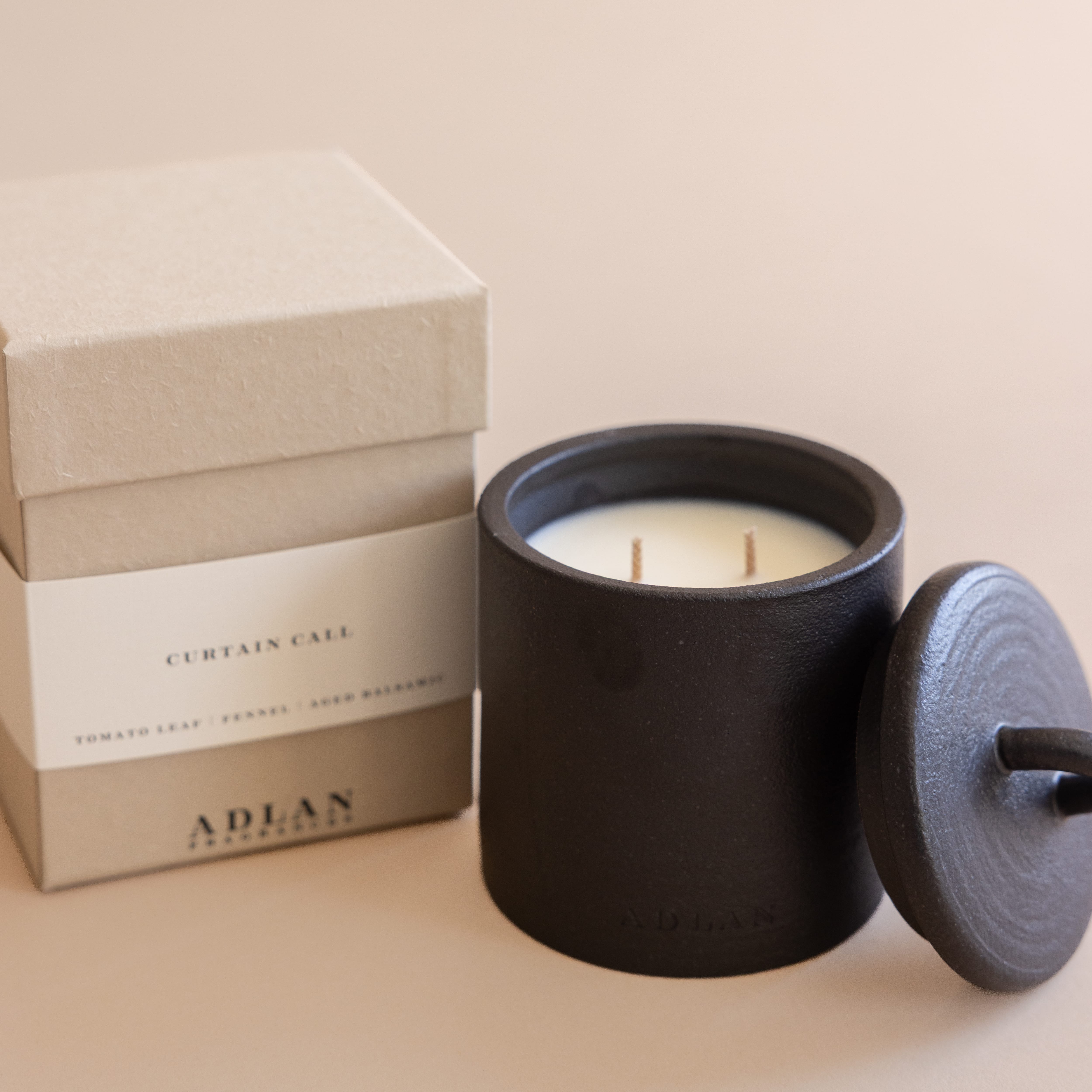 Adlan Coconut Wax Candle | Stoneware Vessel | Made in LA | +COOP