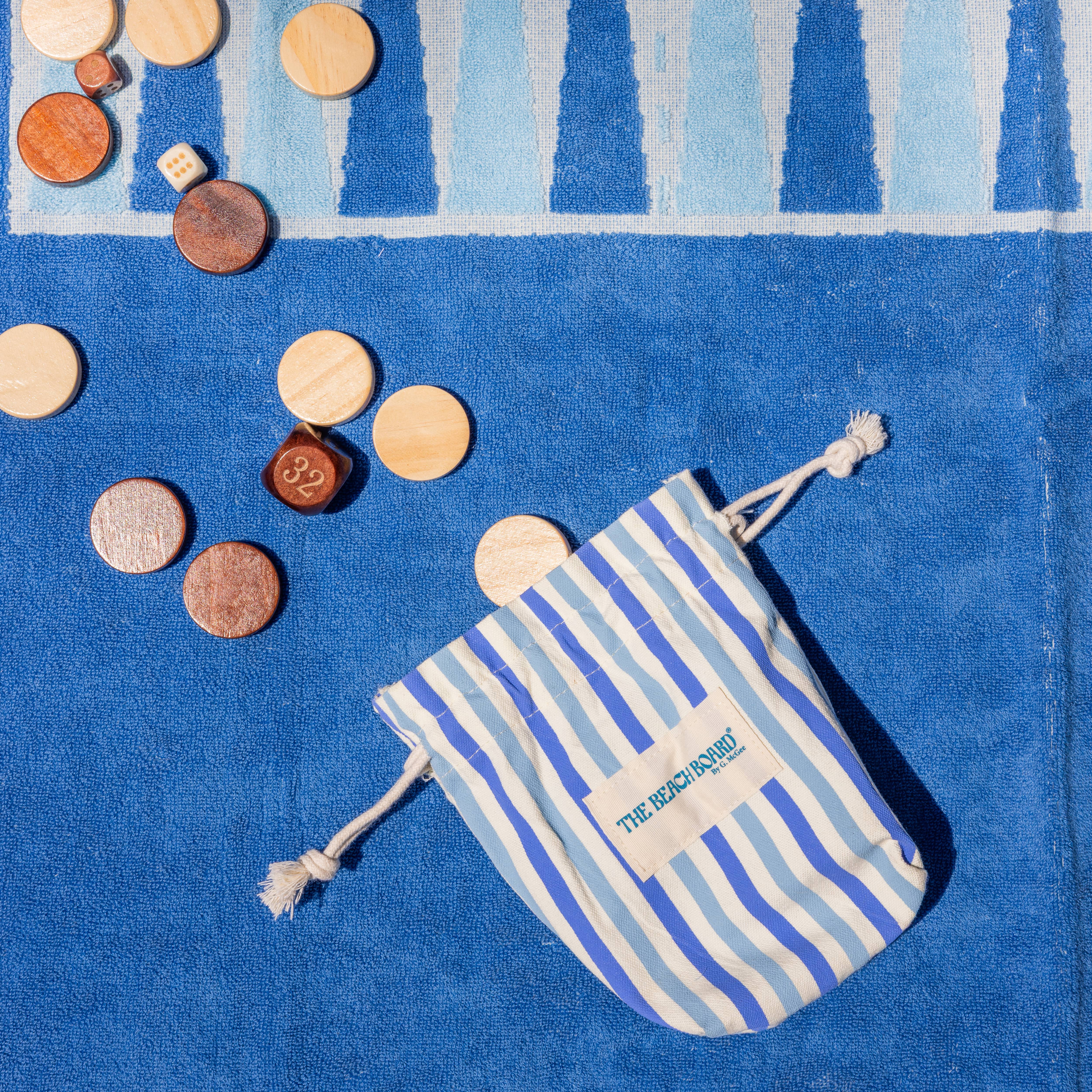 G. McGee Games Backgammon Beach Towel