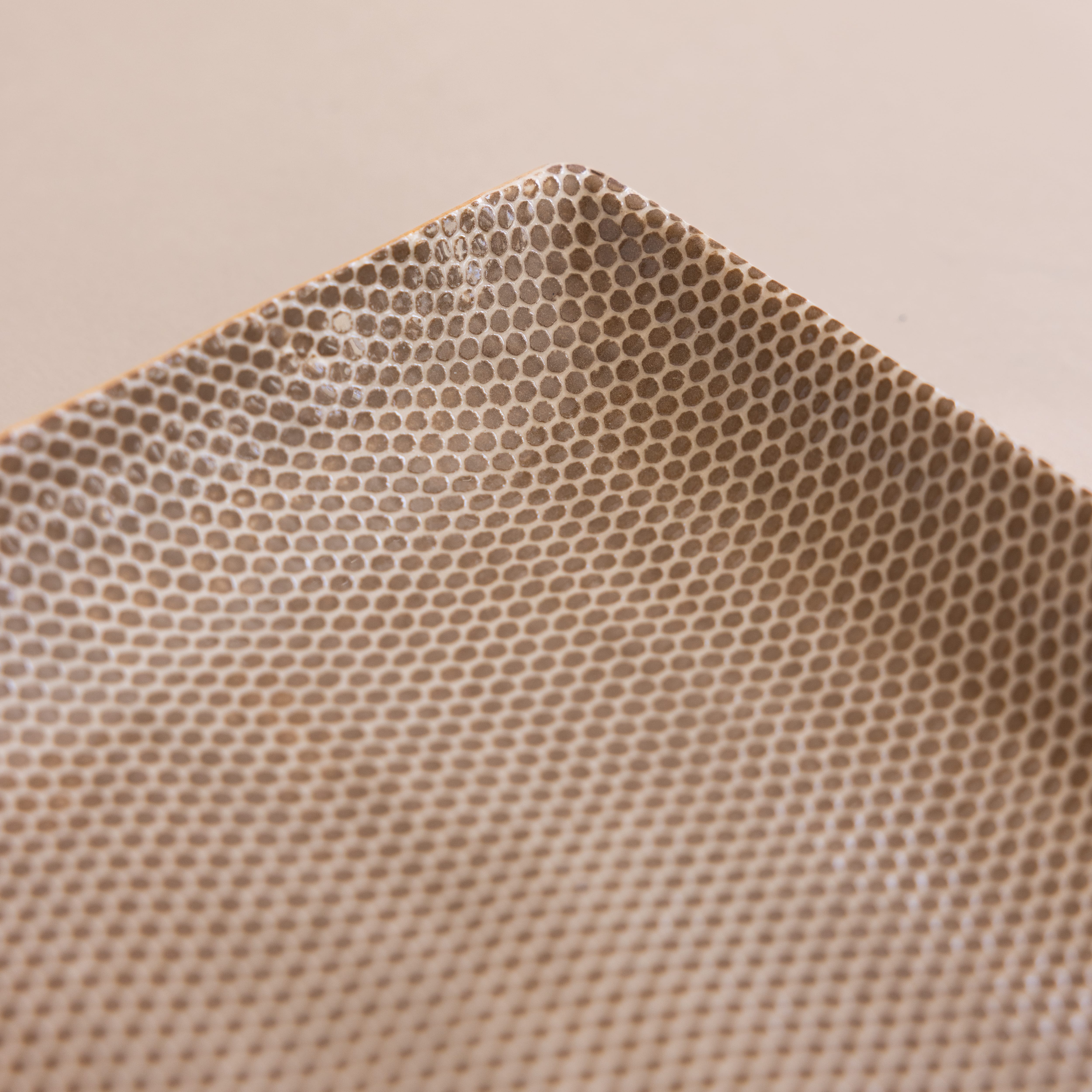 Terrafirma Serveware Honeycomb / Large / Mocha Rectangular Serving Platter by Terrafirma