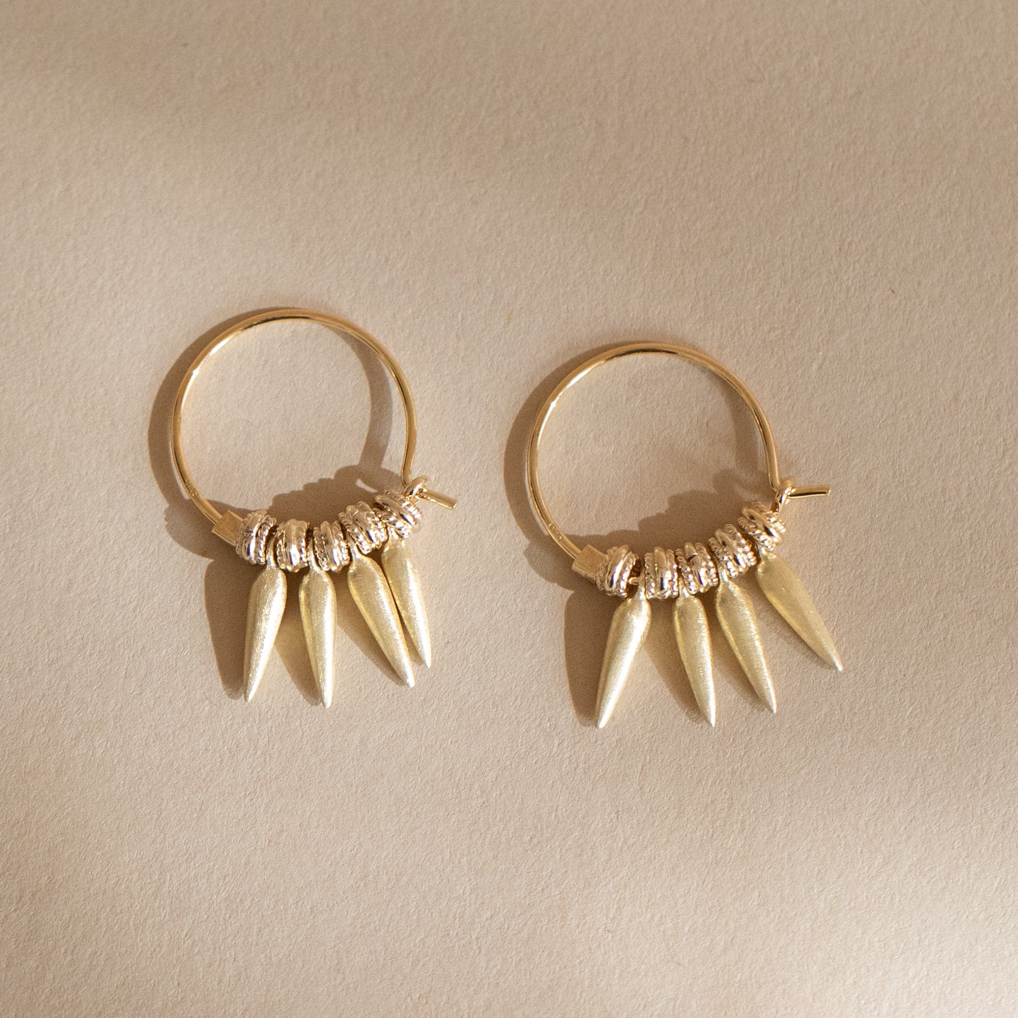 5 Octobre Earrings Drop Fringe Hoops