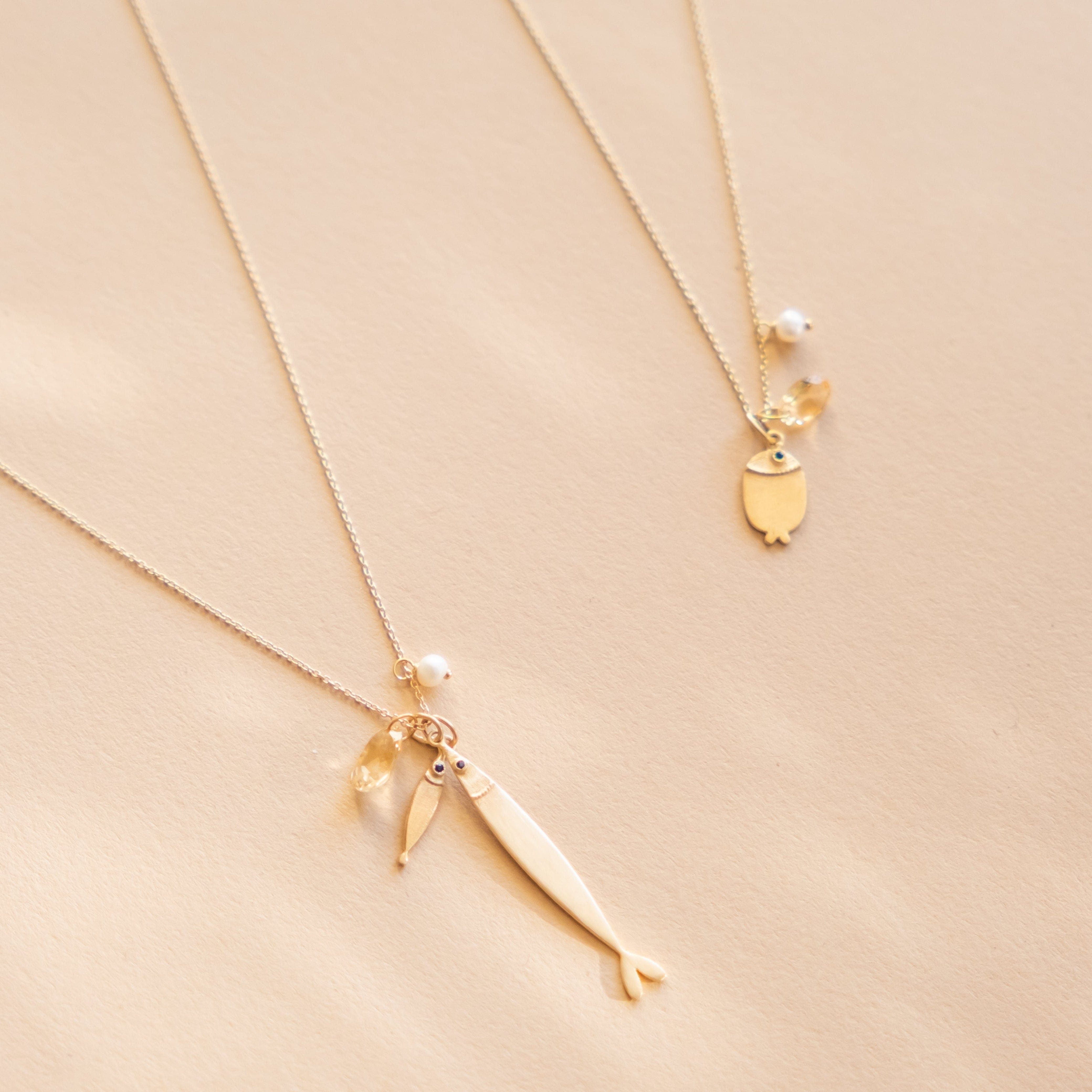 5 Octobre Necklaces Fish Pendant Necklace