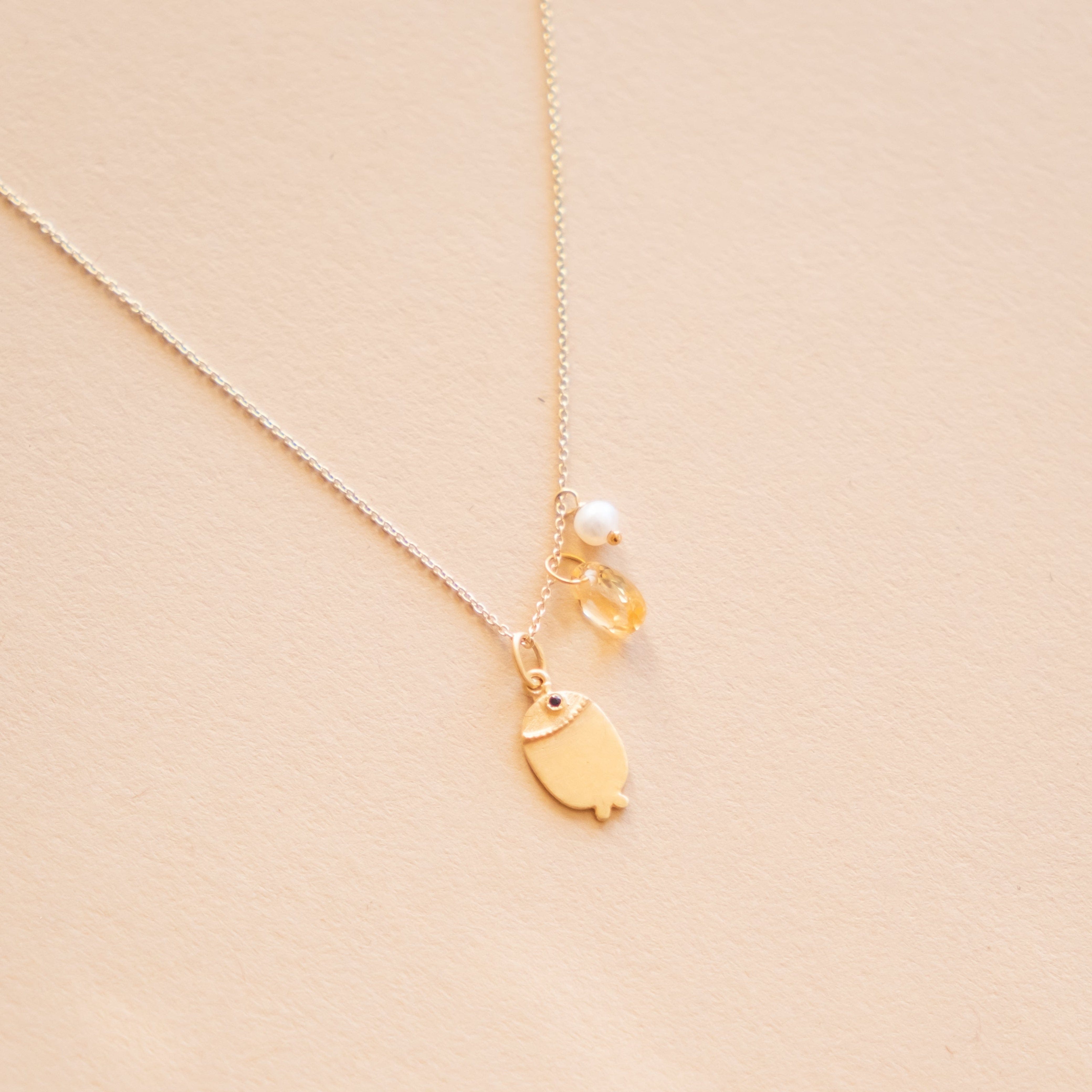 5 Octobre Necklaces Little Fish Fish Pendant Necklace