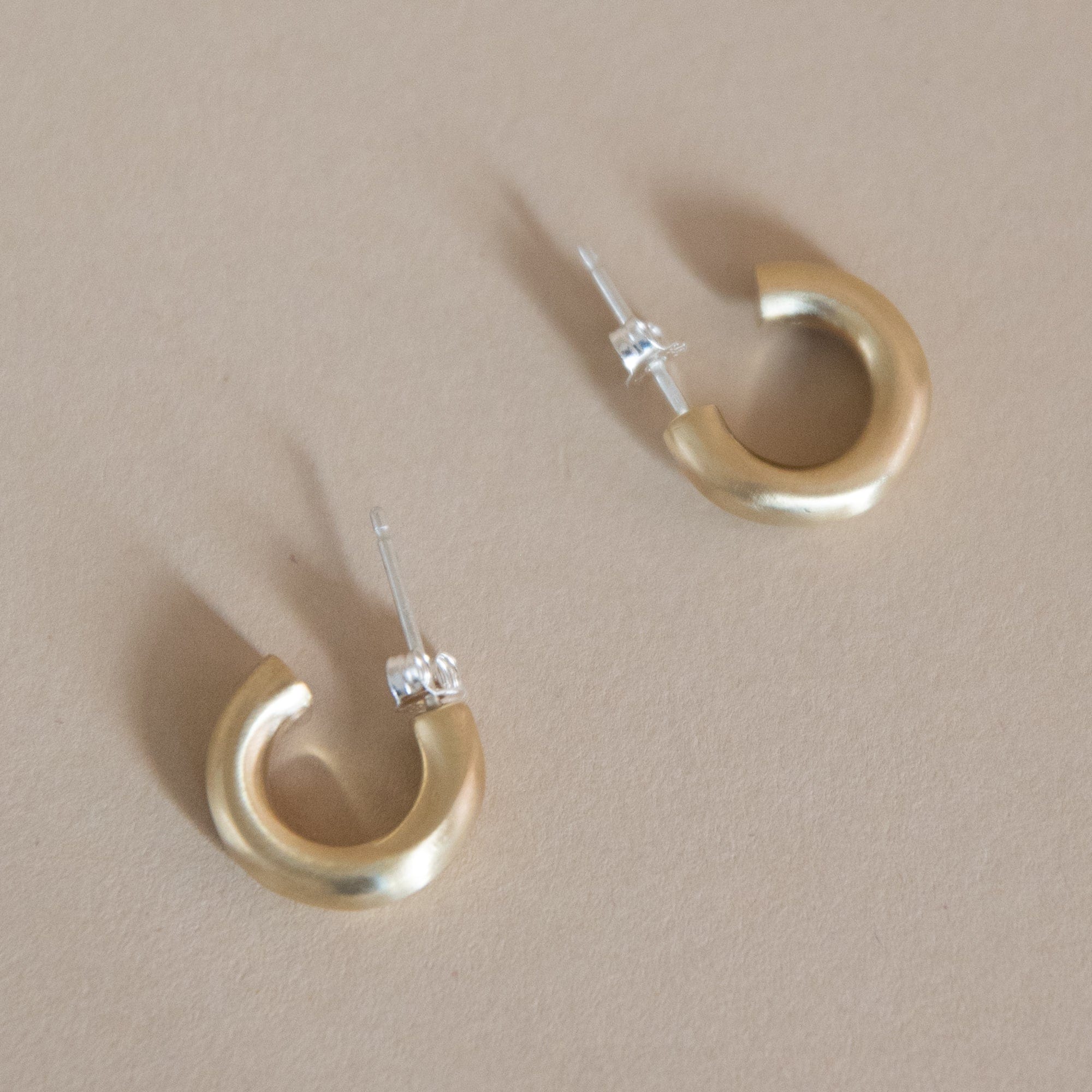 8.6.4 Earrings Brass Hoop Studs