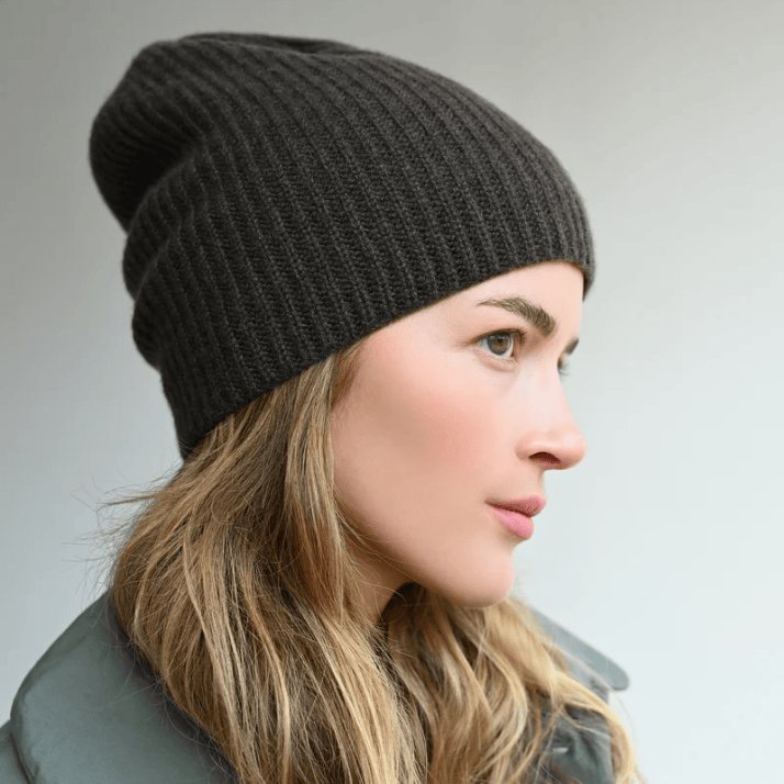 8.6.4 Hats Beaver Cashmere Ribbed Beanie