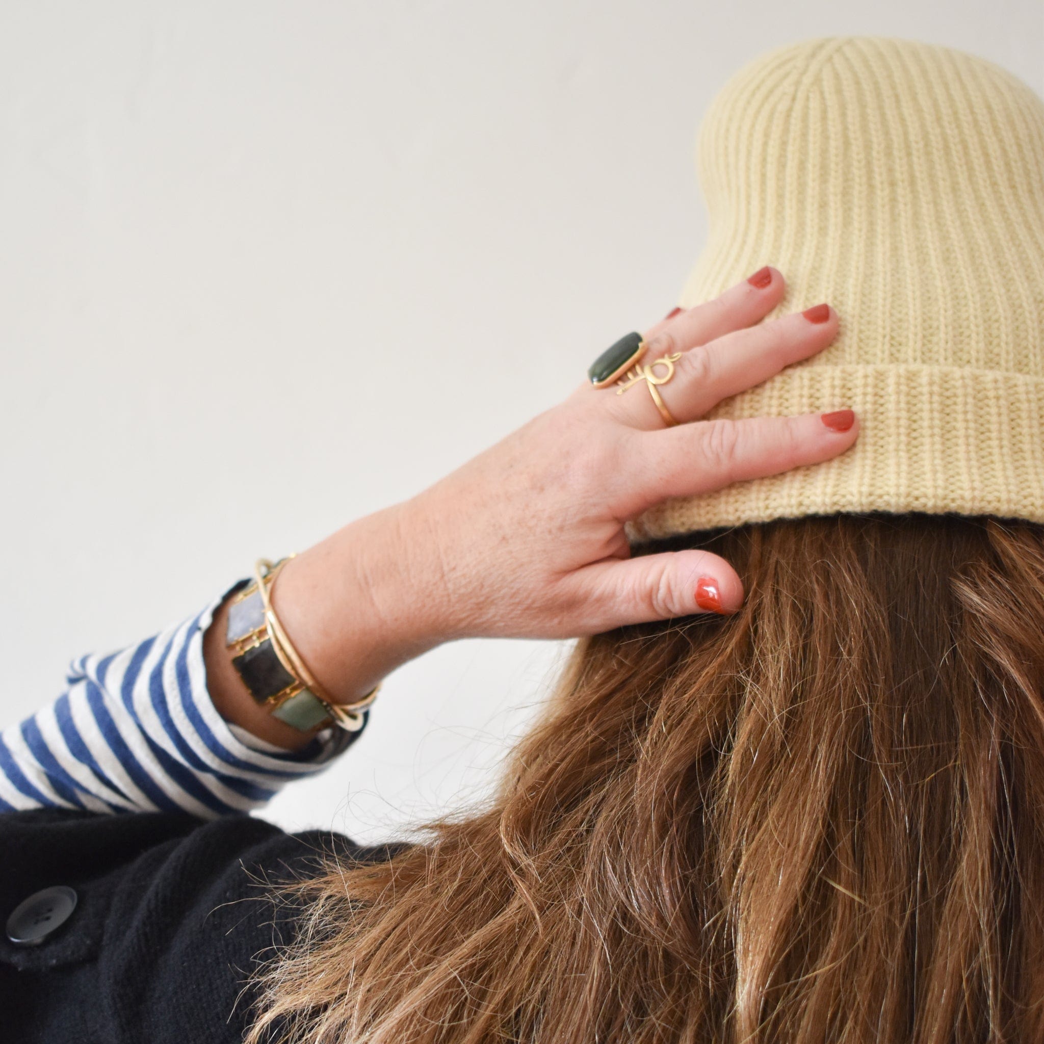 8.6.4 Hats Cashmere Ribbed Beanie