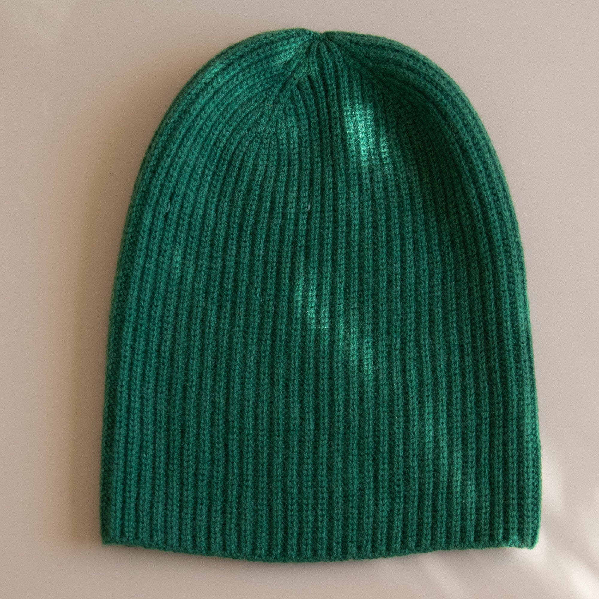 8.6.4 Hats Grass Cashmere Ribbed Beanie