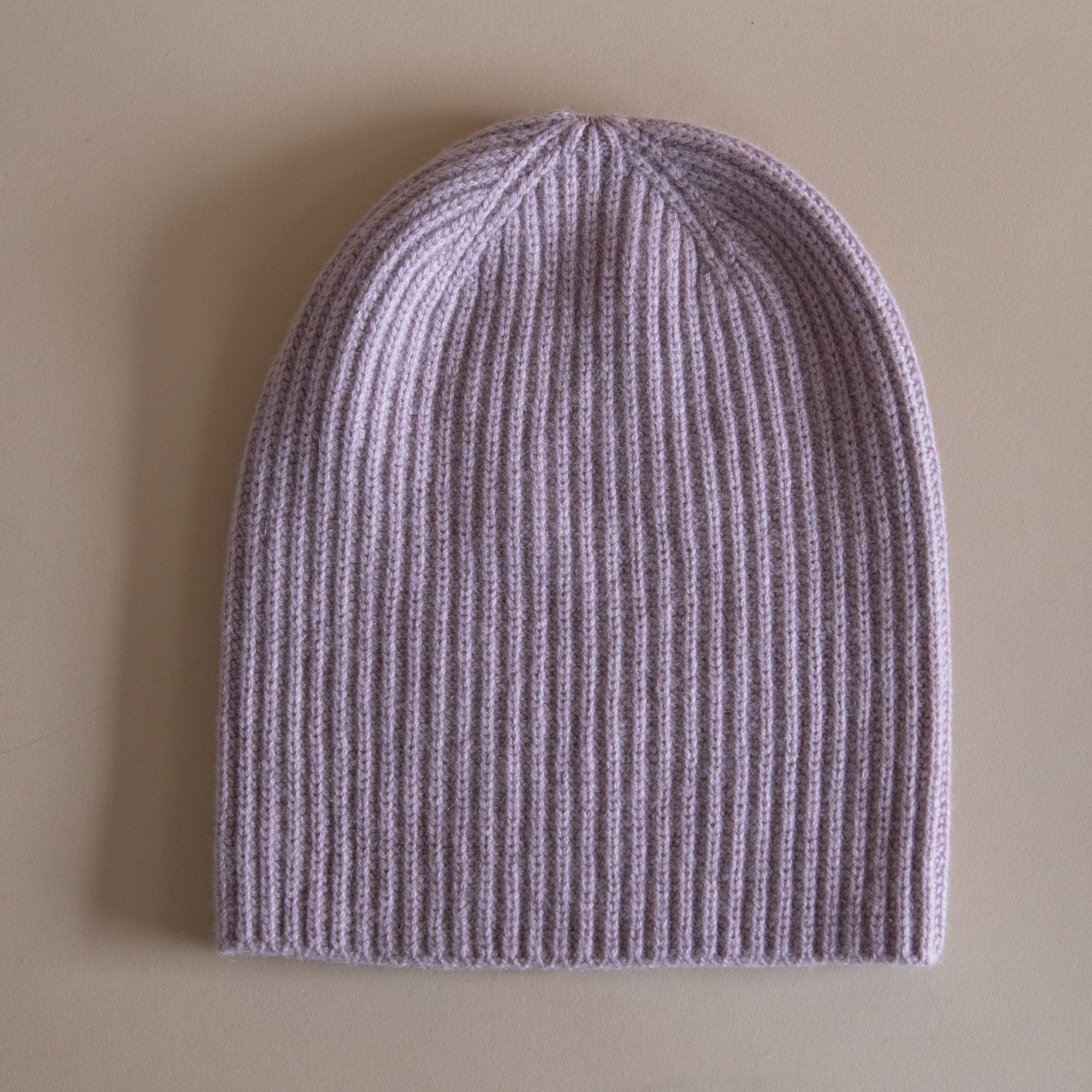 8.6.4 Hats light pink Cashmere Ribbed Beanie