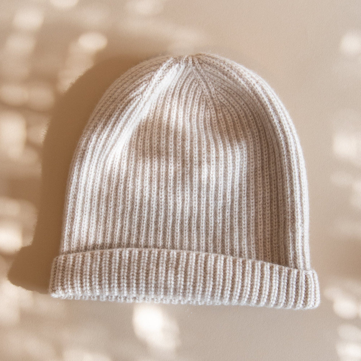 Cashmere Ribbed Beanie display picture 1