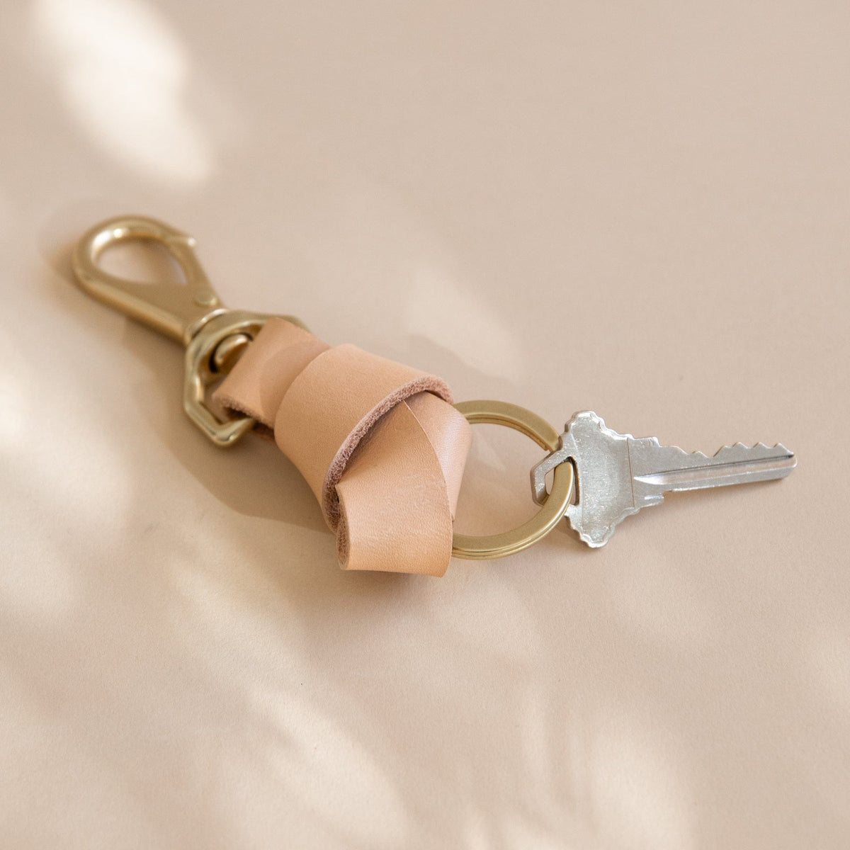 Notch Key Chain Leather Knot Keychain