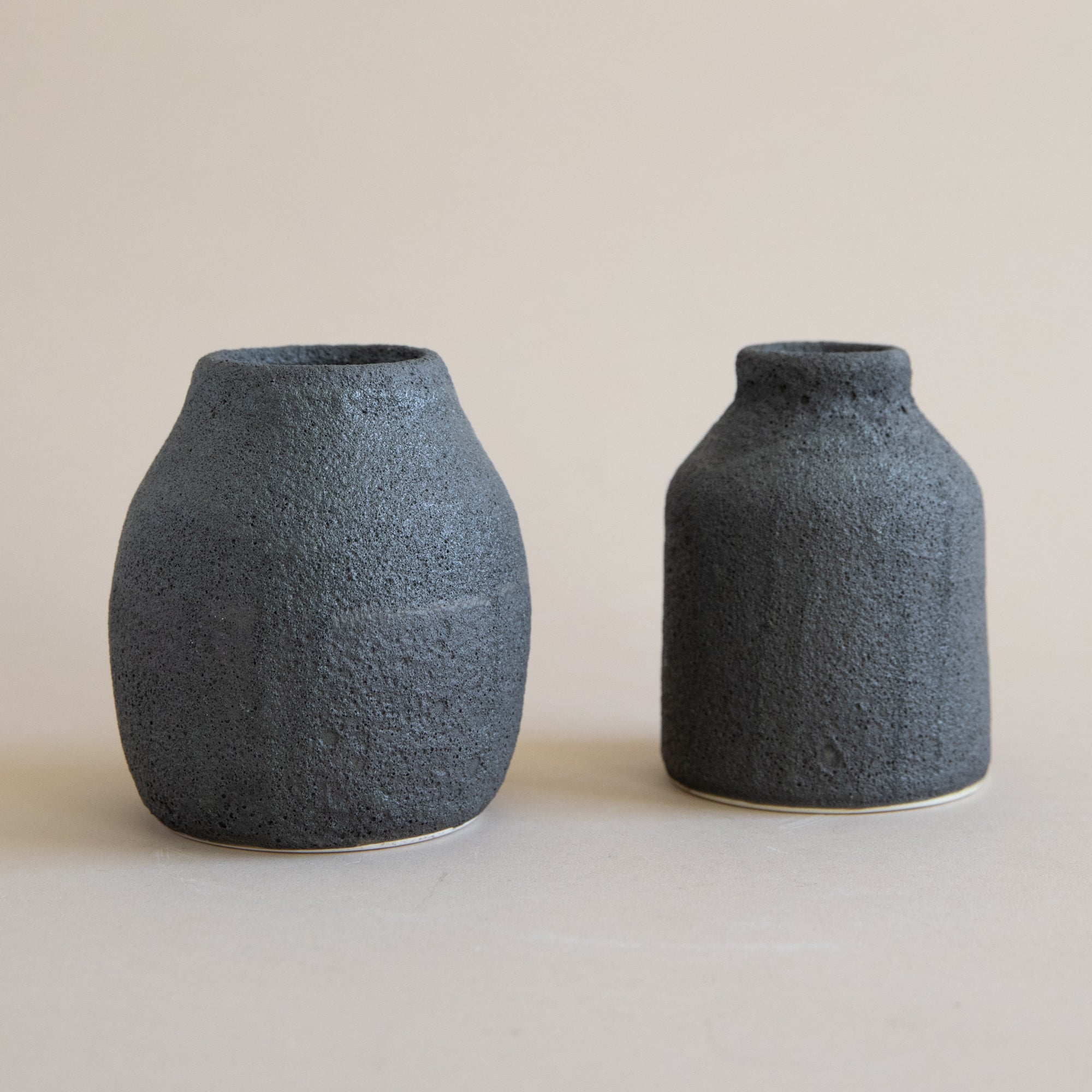 Crater Vase in Black