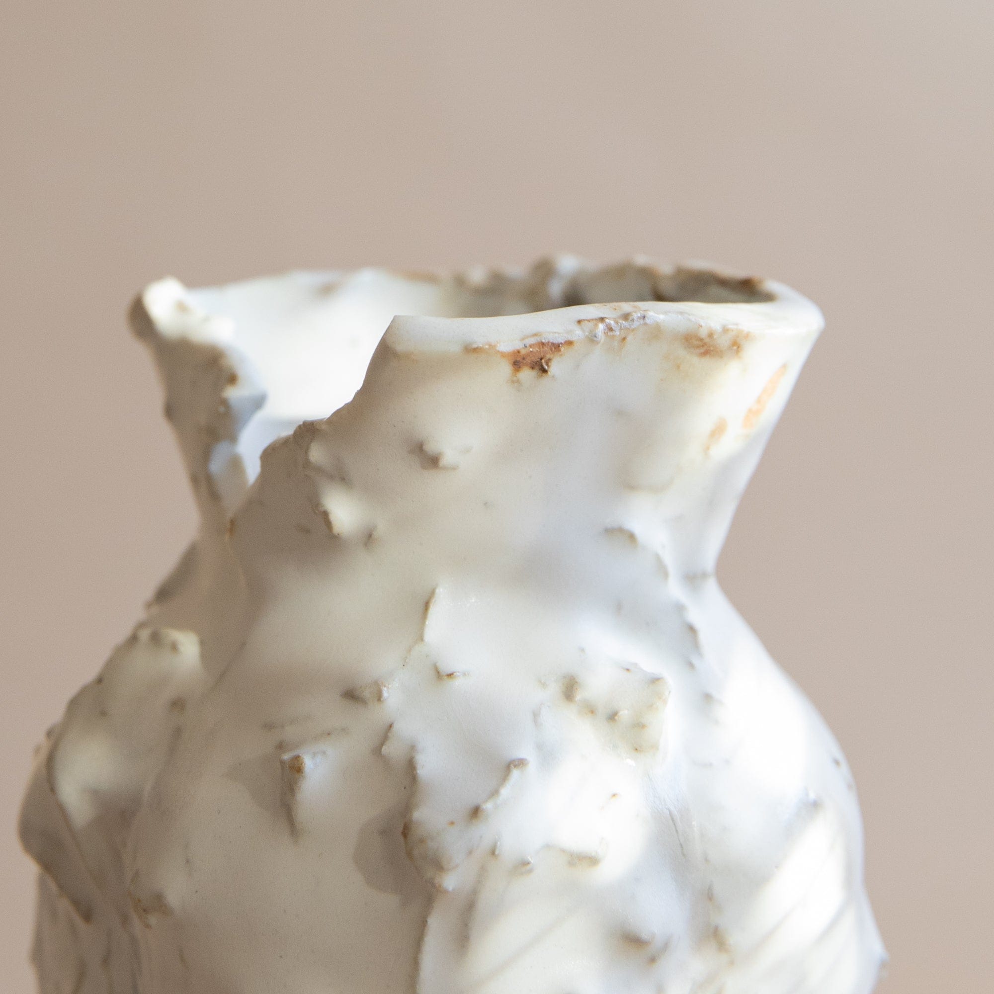 Abra Edelman Statement Piece Textured Vase by Abra Edelman