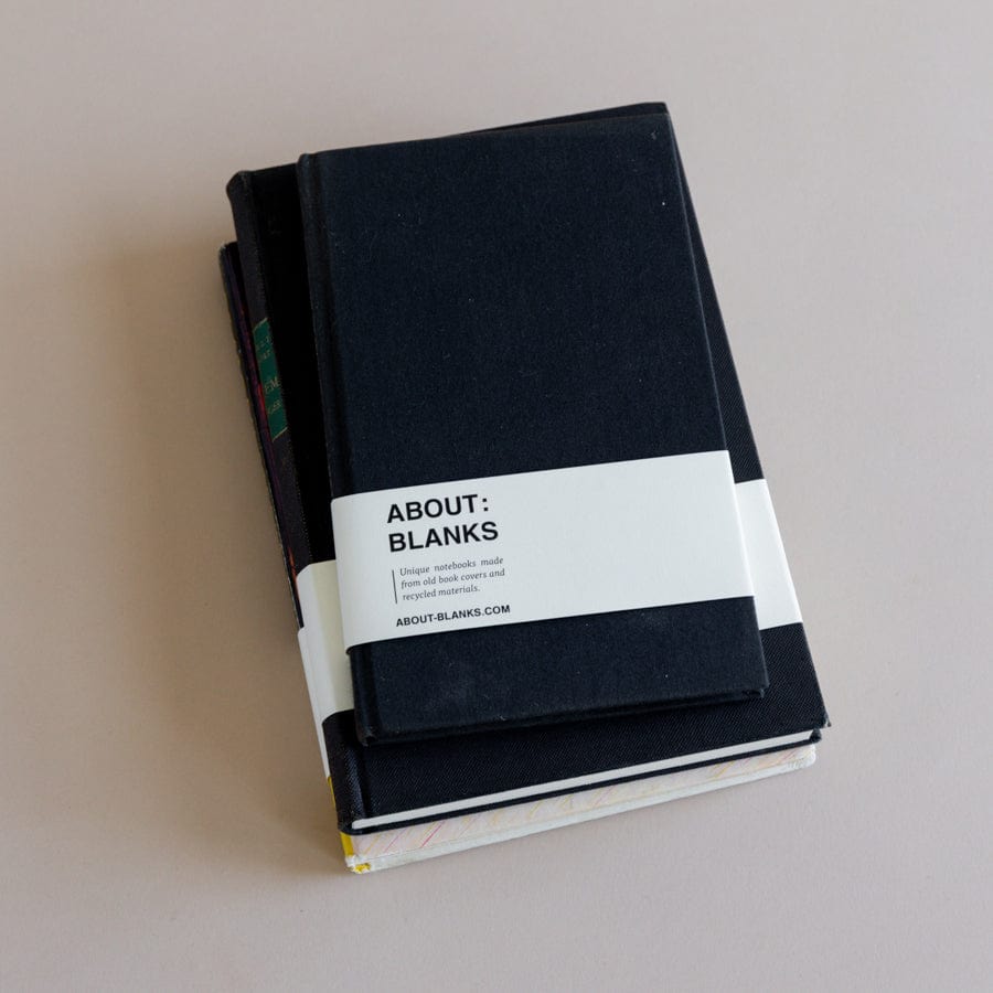 All About Blanks Stationery + Notebooks Black Vintage Sketchbook