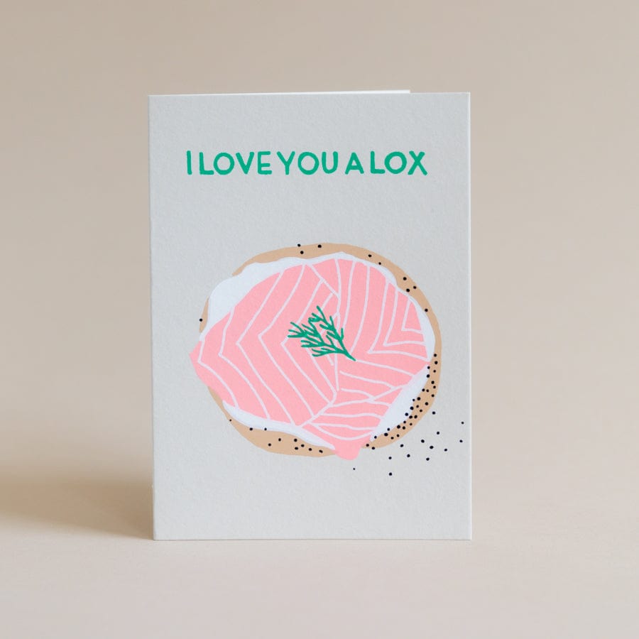 ALPHABET STUDIOS Greeting Cards I Love You A Lox Card