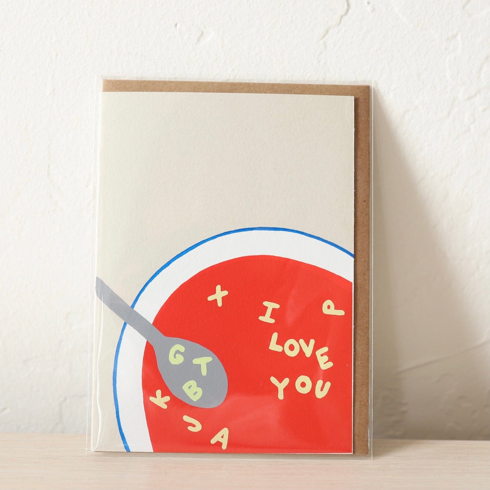 ALPHABET STUDIOS Greeting Cards I Love You Soup Card