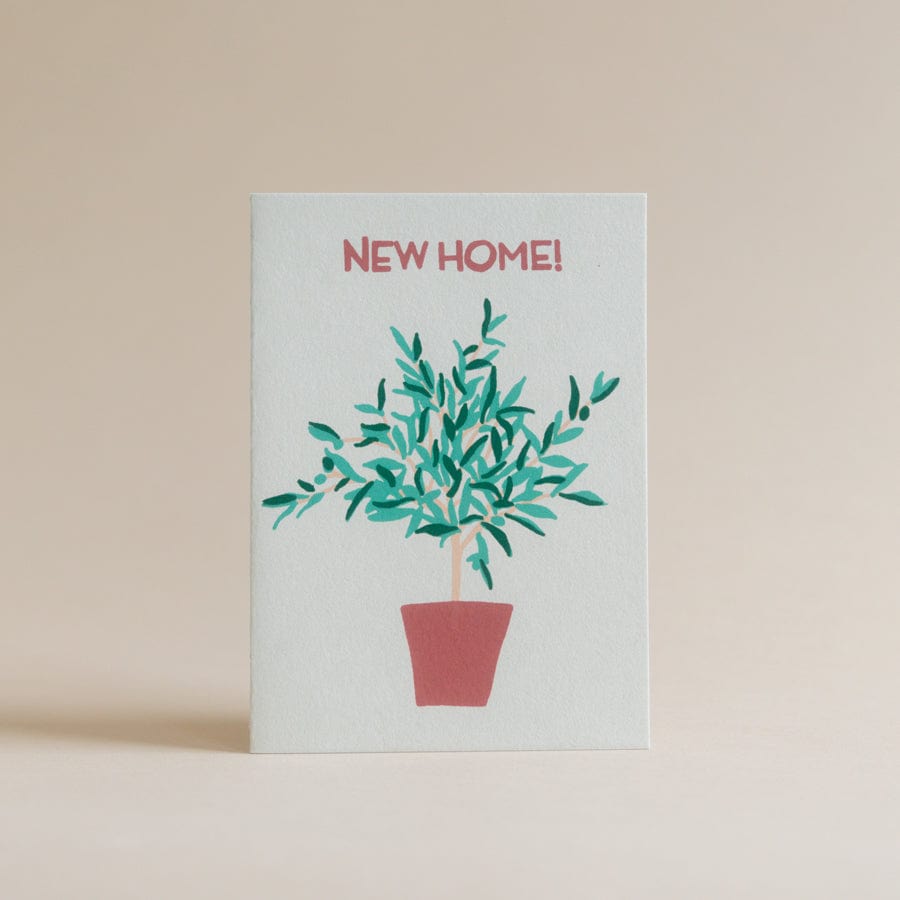 ALPHABET STUDIOS Greeting Cards New Home Olive Tree Card