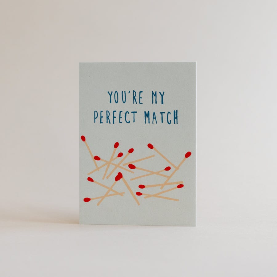 ALPHABET STUDIOS Greeting Cards Perfect Match Card