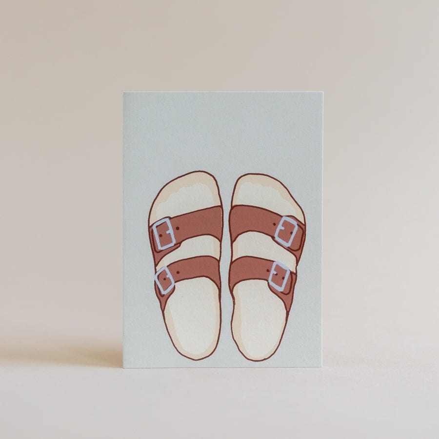 ALPHABET STUDIOS Greeting Cards Sandals Card