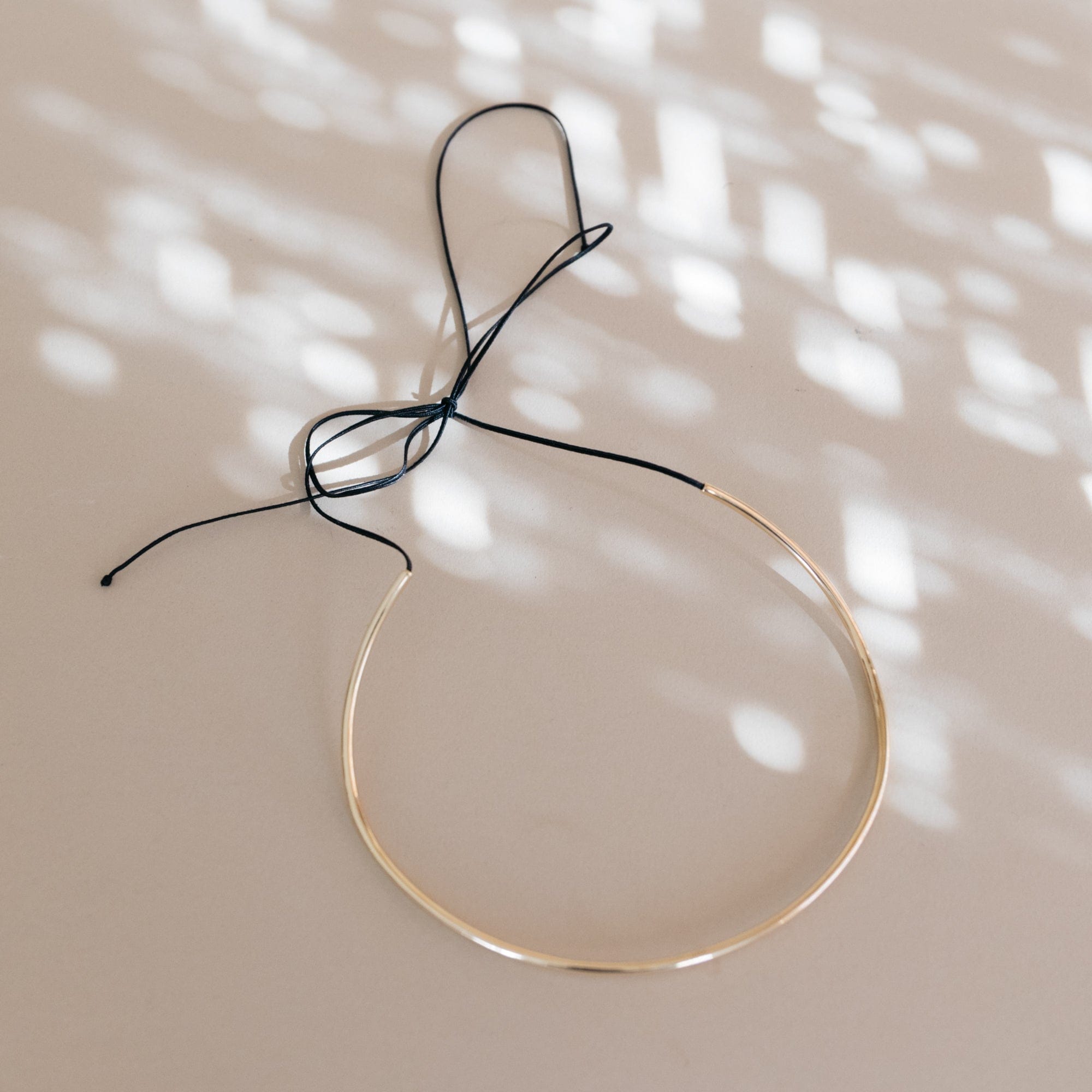 Annika Inez Necklaces Gold Tube Collar by Annika Inez