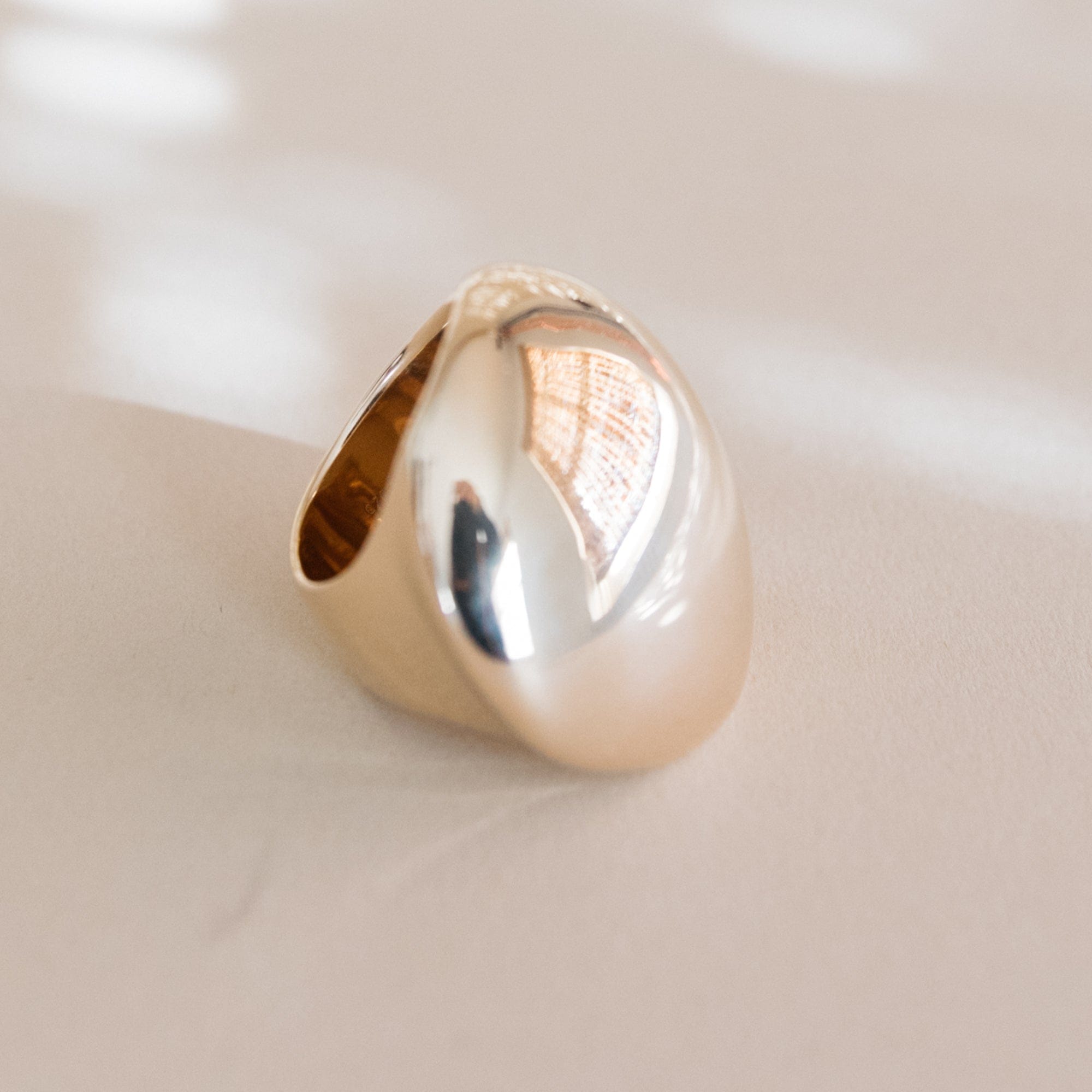 Annika Inez Rings Gold / 5 Spoon Ring by Annika Inez