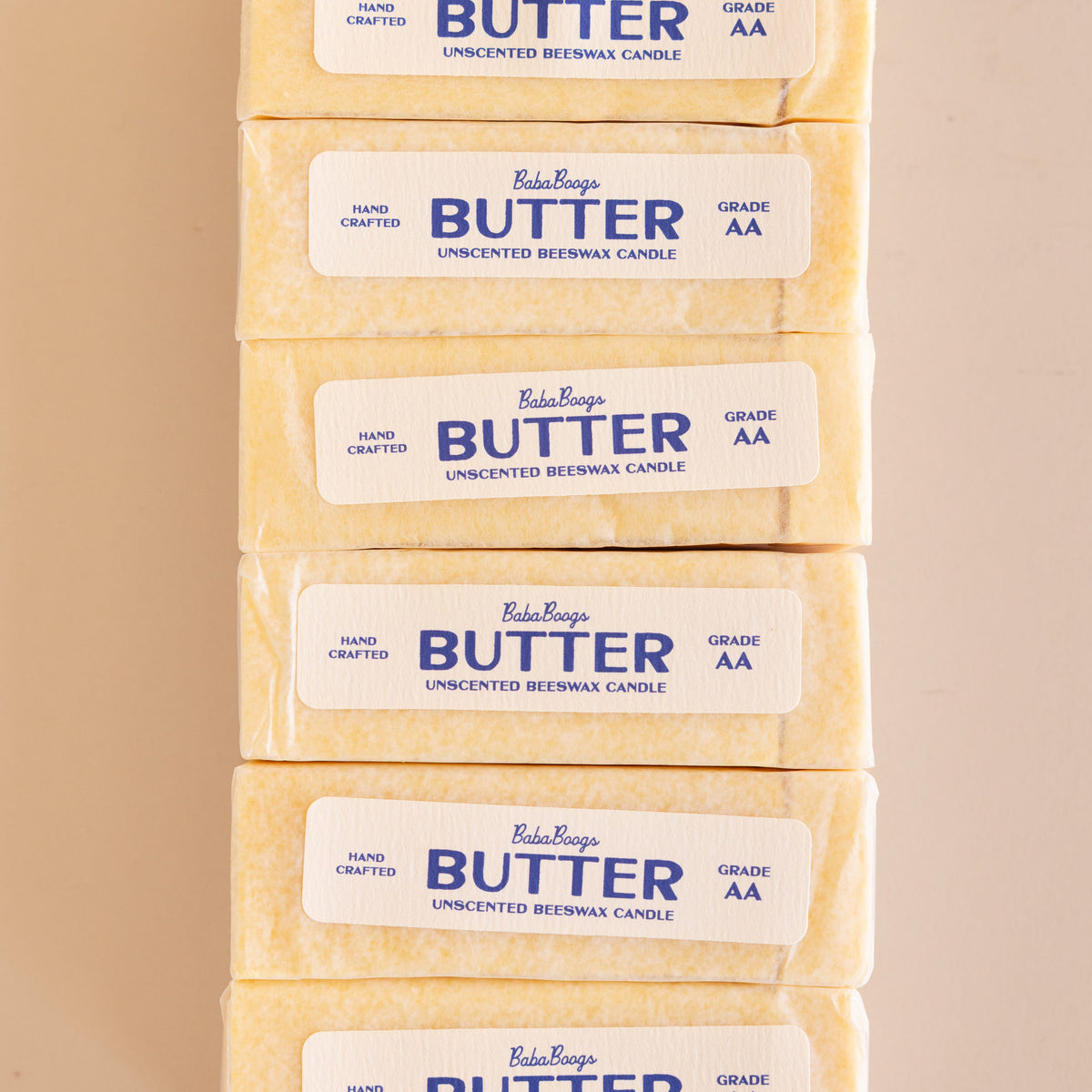 BabaBoogs Studio Specialty Butter Stick Candle