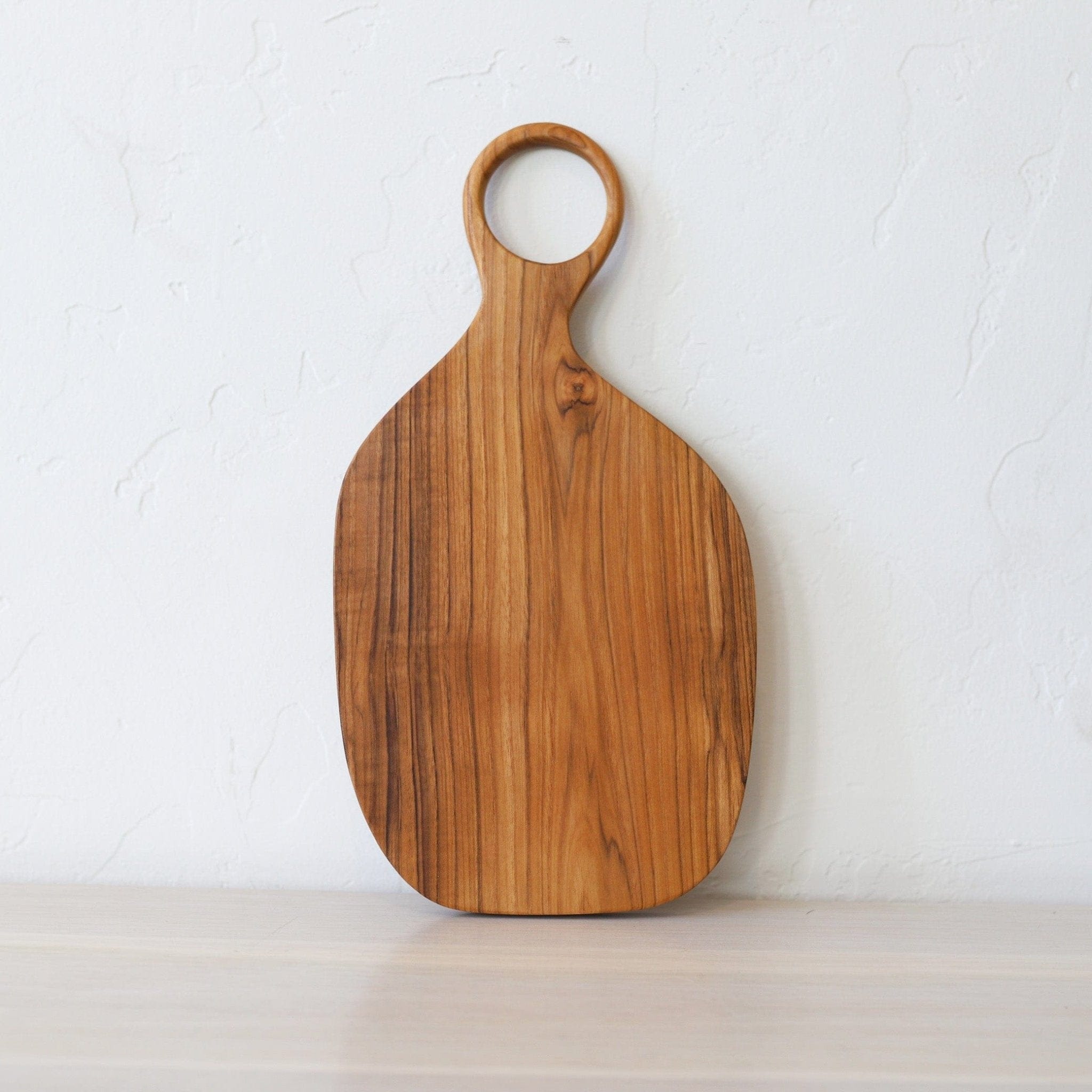 BE HOME Boards Large Oval Board in Teak