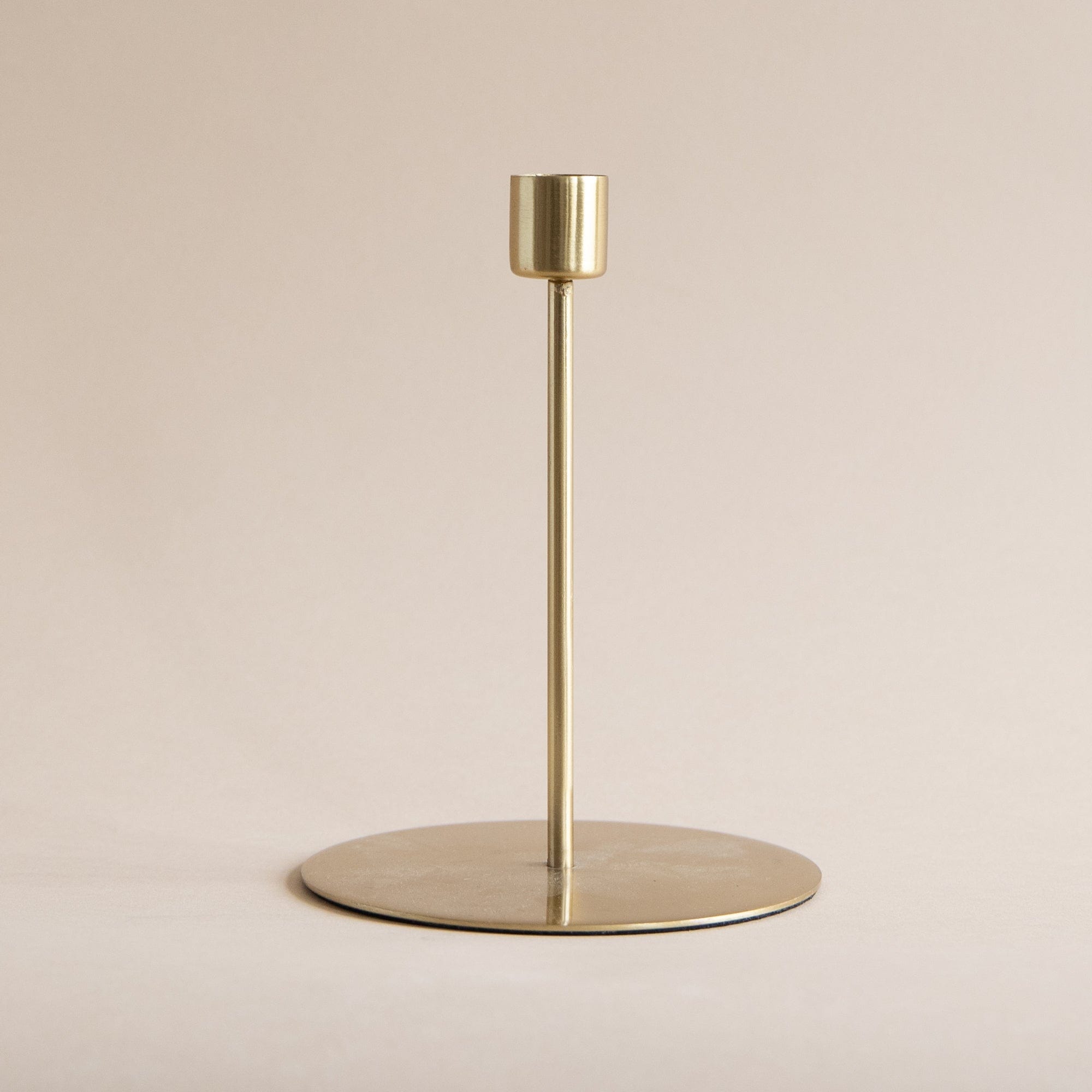 BE HOME Candle Holders Tall Taper Candle Holders in Gold