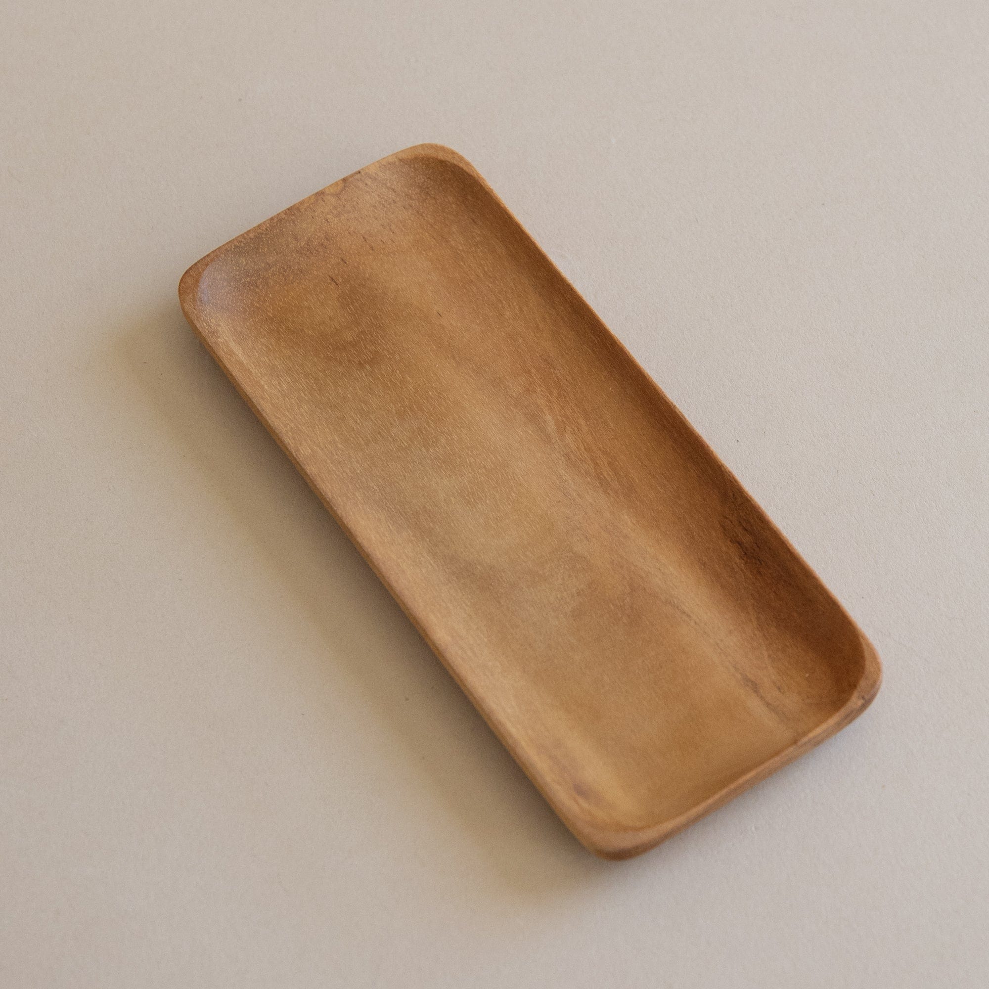 BE HOME Serveware Mini Teak Tray