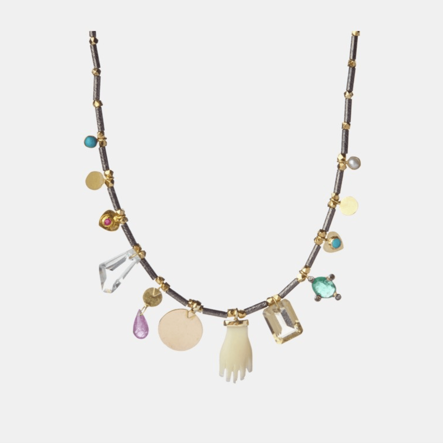 Beaded Charm Necklace - +COOP