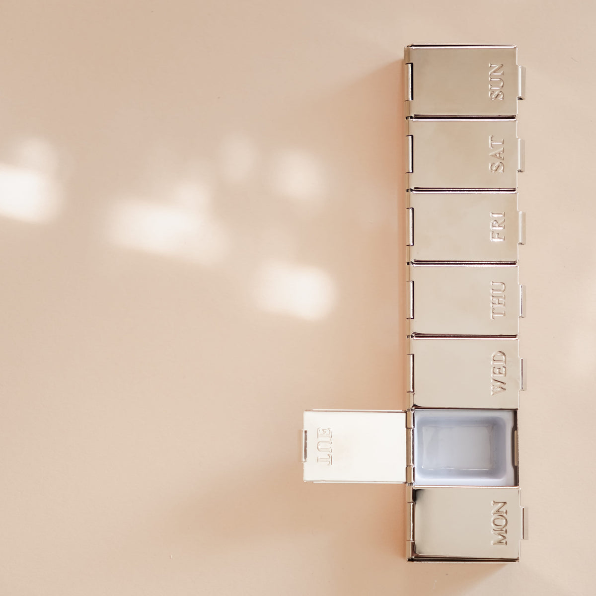 BeyBerk International Bath + Body Silver Pill Box