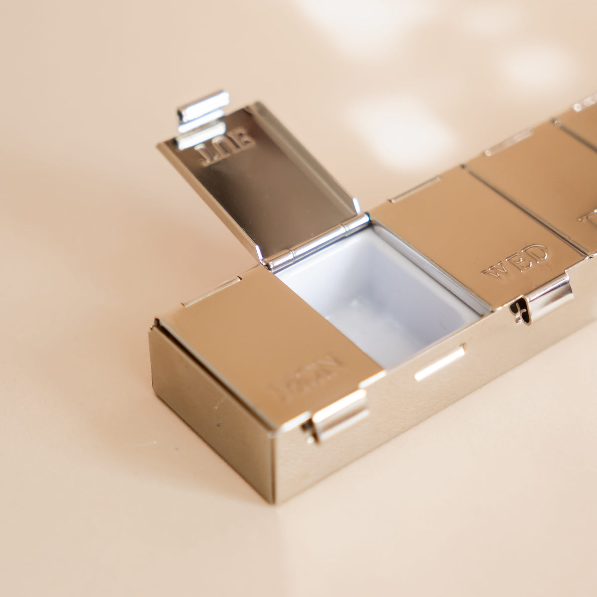 BeyBerk International Bath + Body Silver Pill Box